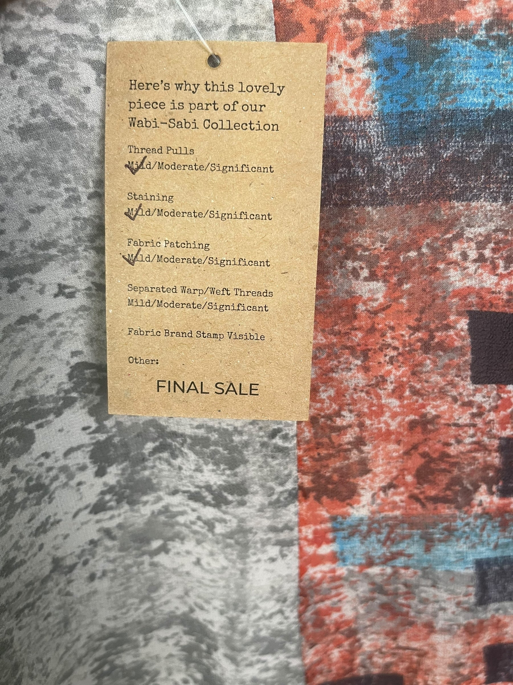 PRG8593 Sheer Wabi Sabi Pure Silk Waterfall Top