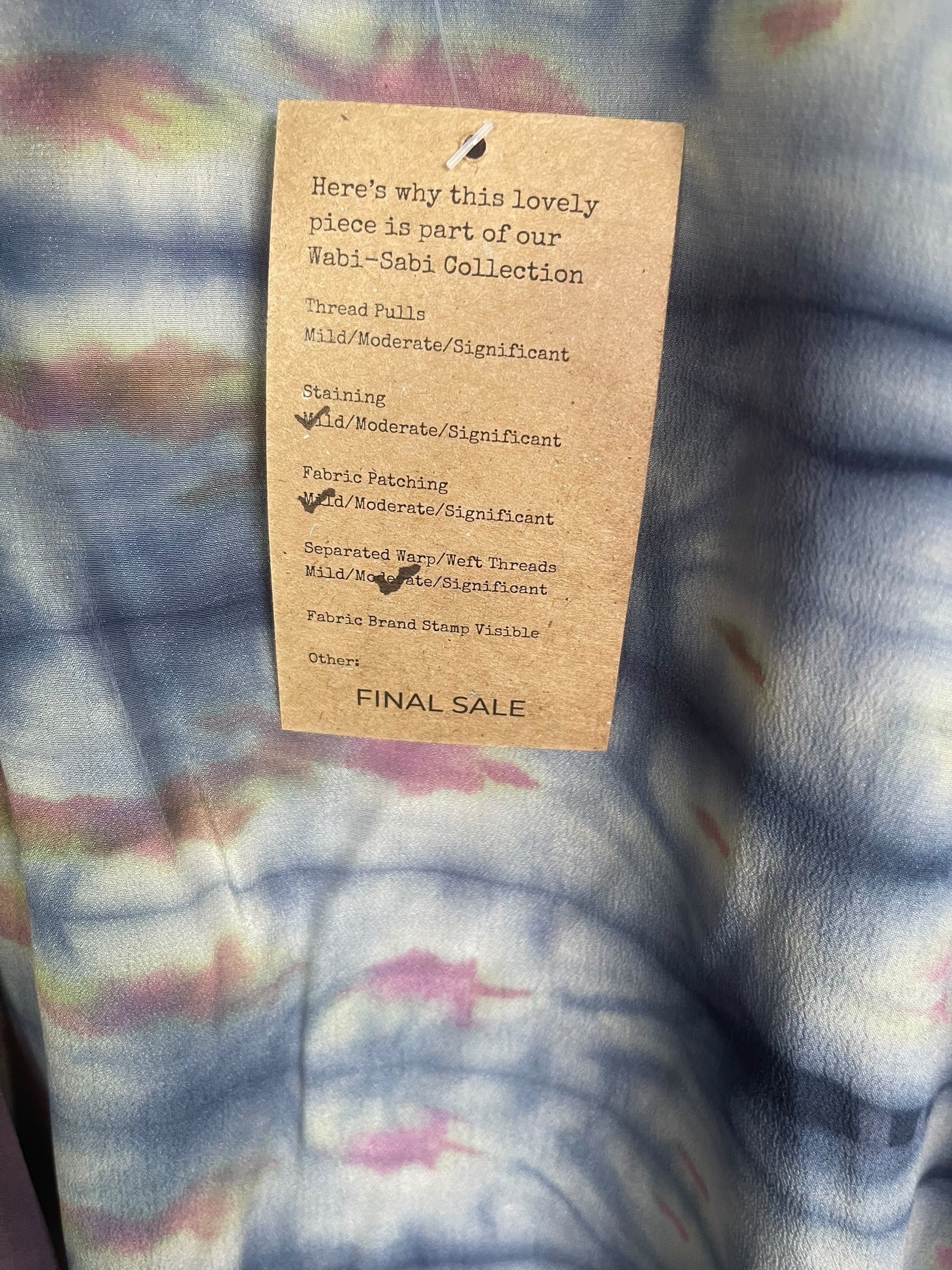 PRC8511 Wabi Sabi Pure Silk Hi Lo Top