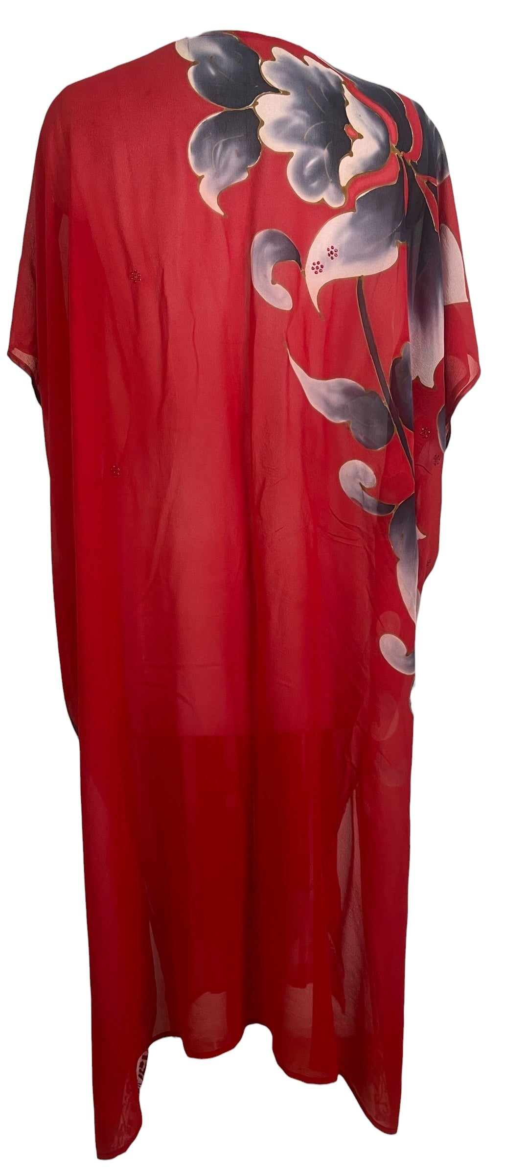 PRG8859 Sheer Avatar Pure Silk Maxi Kaftan