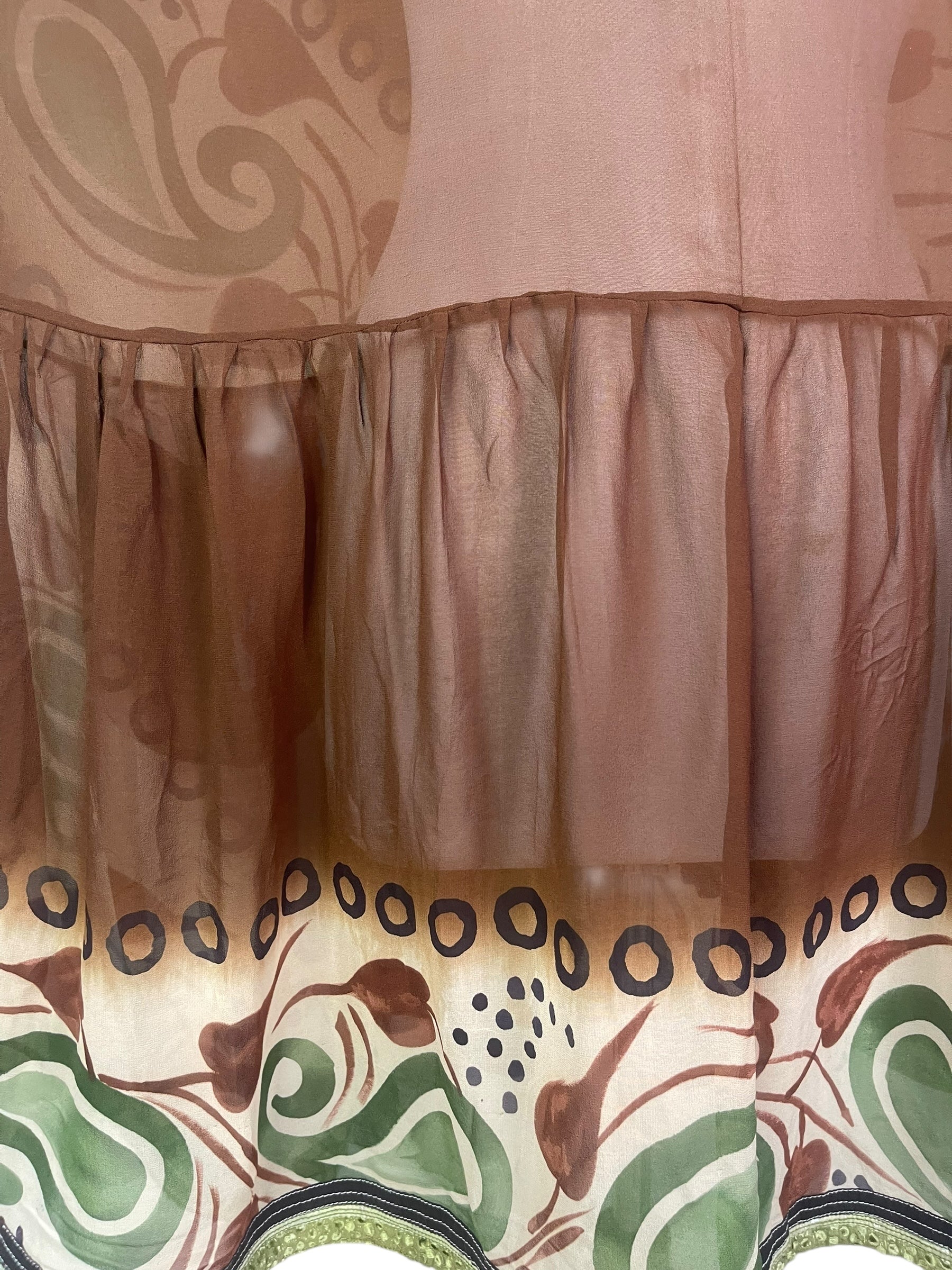 PRG8163 Sheer Wabi Sabi Pure Silk Boxy Babydoll Dress