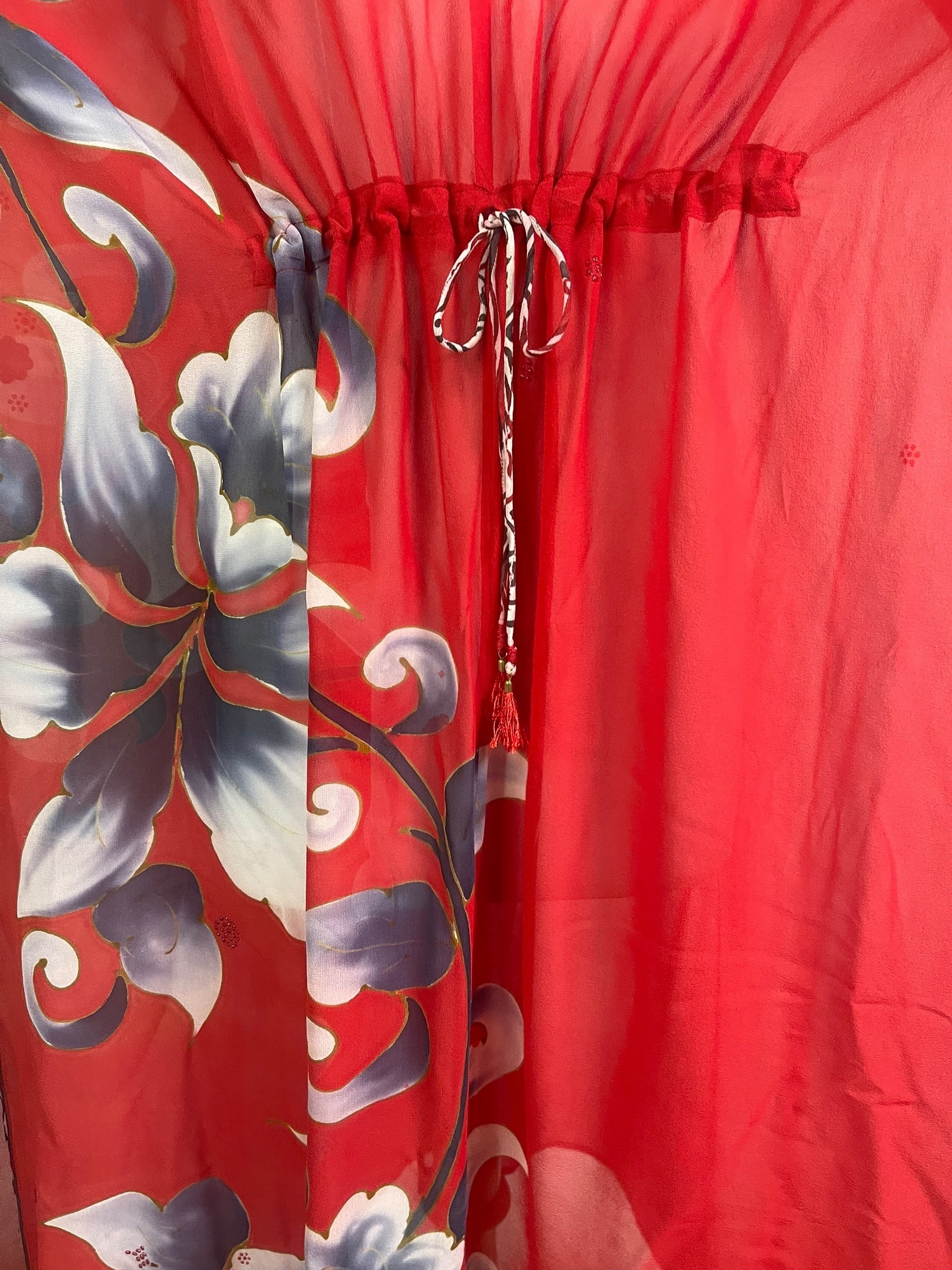 PRG8859 Sheer Avatar Pure Silk Maxi Kaftan