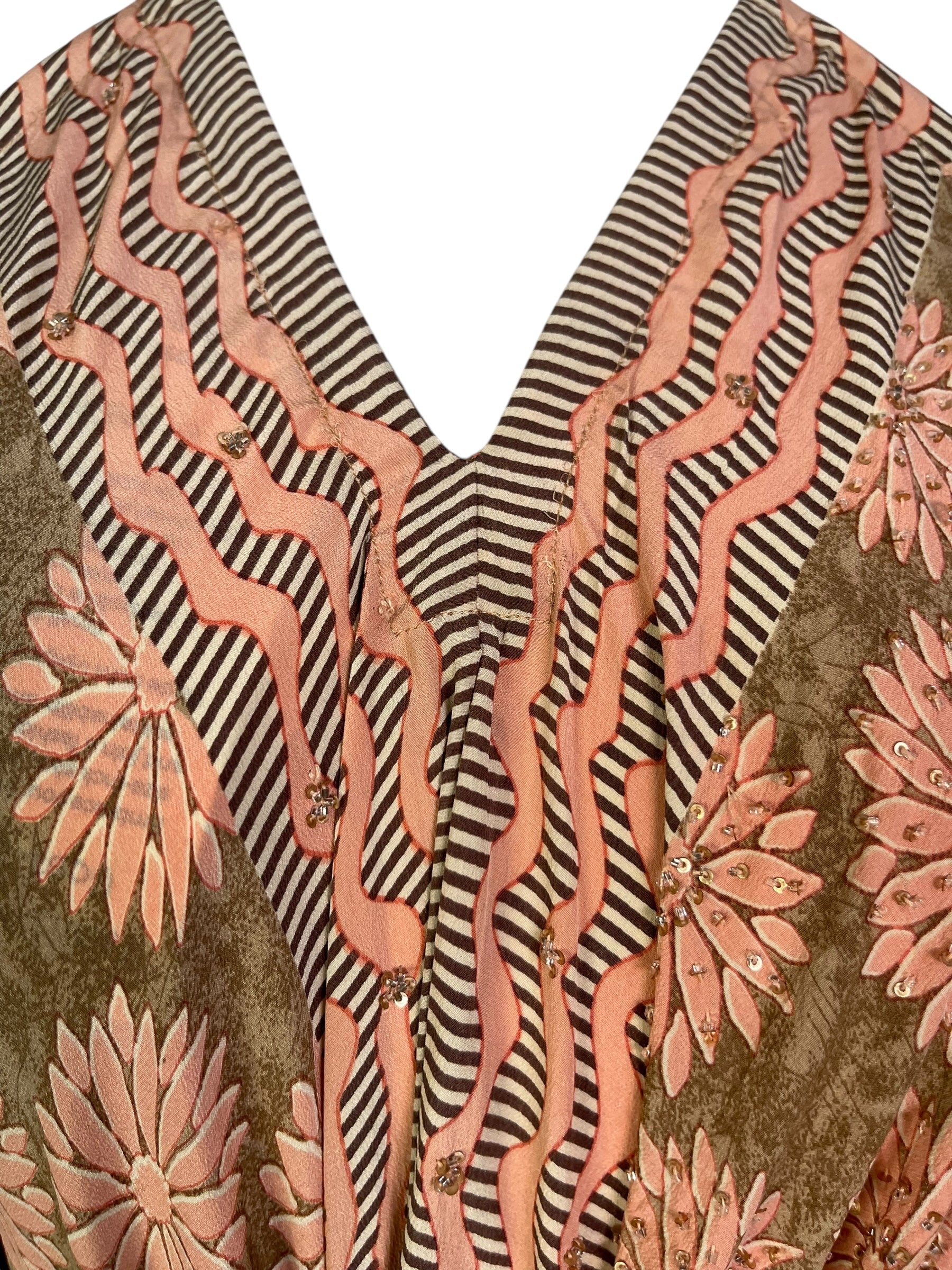 PRC7250 Wabi Sabi Pure Silk Maxi Dress with Belt