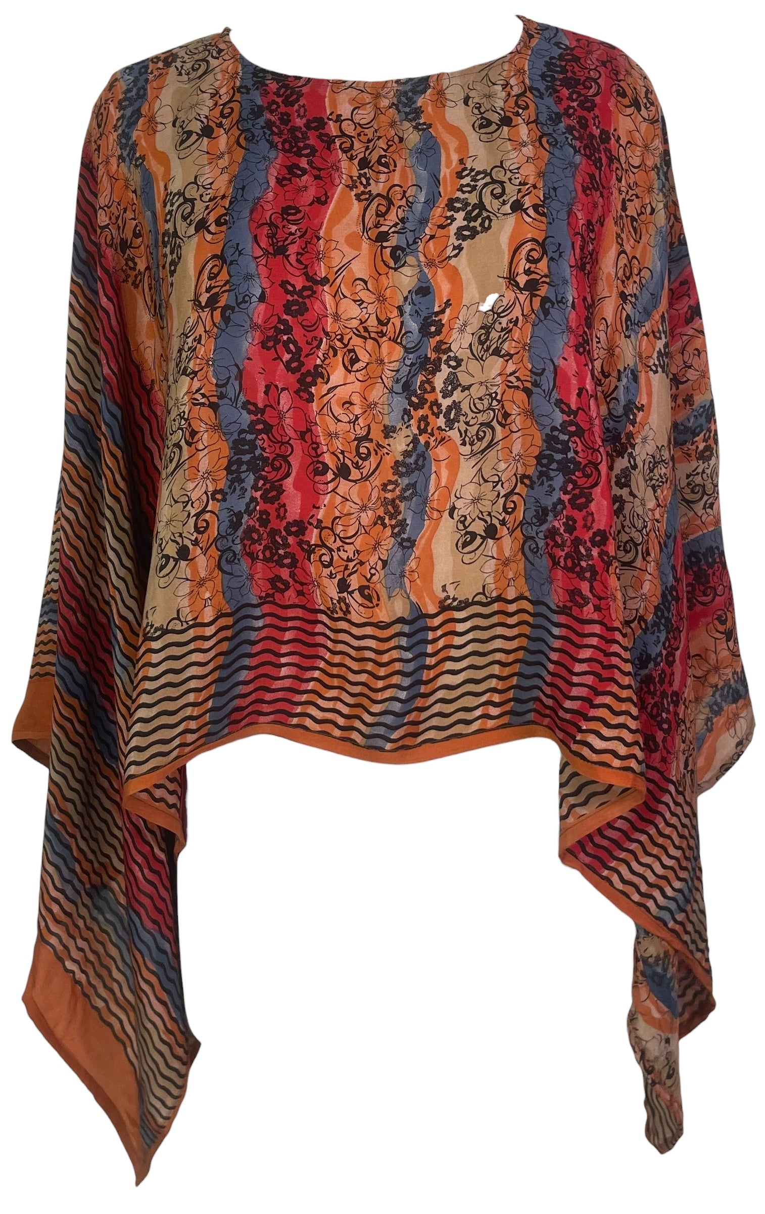 PREVIEW PRC8500 Pure Silk Wabi Sabi Capelet Poncho