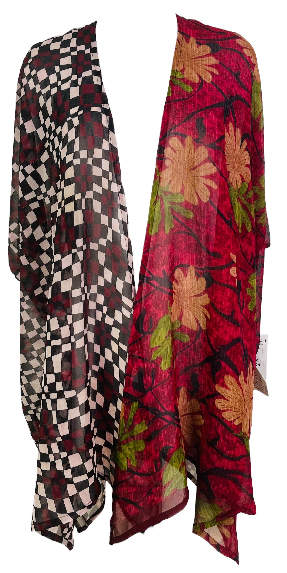 PRG7562 Sheer Wabi Sabi Pure Silk Cardigan