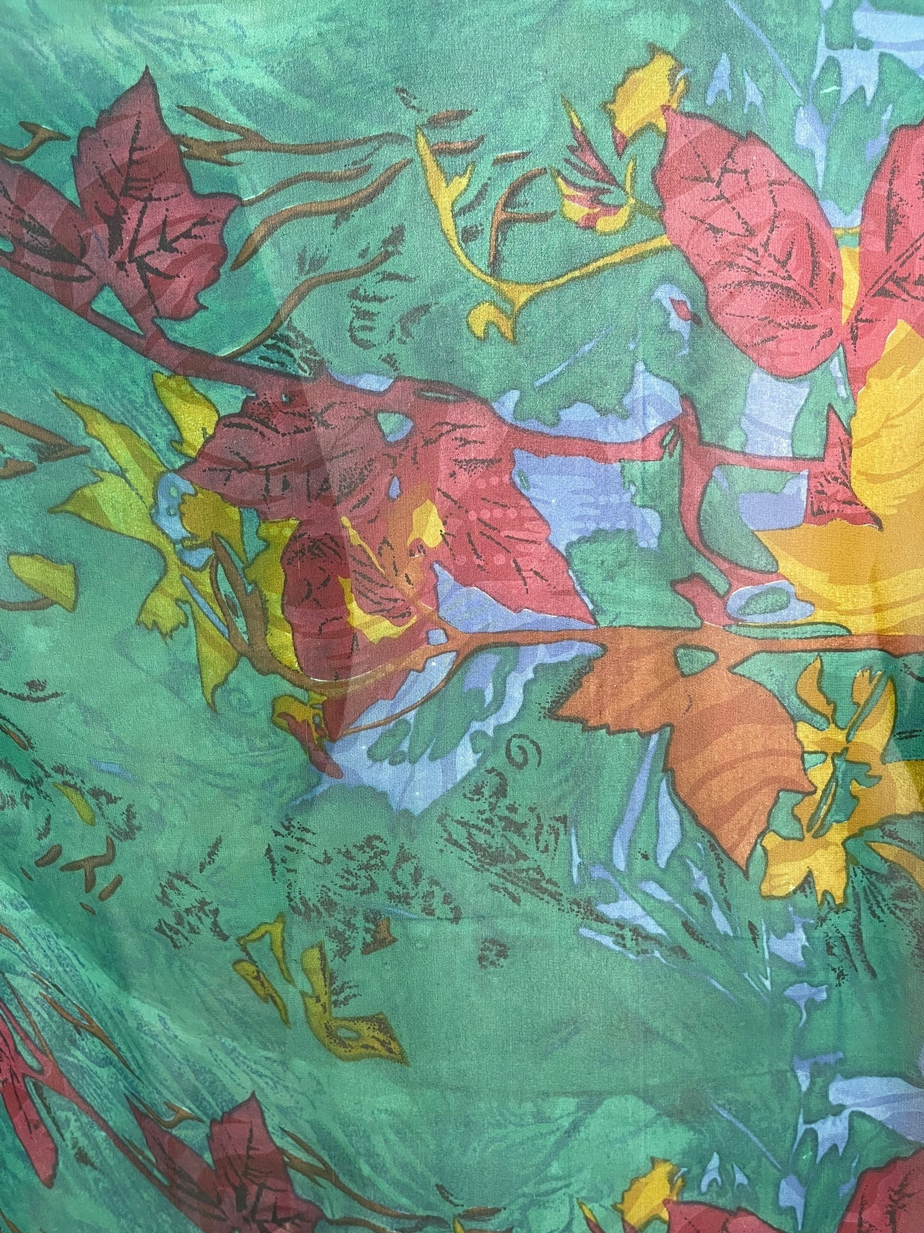 PRG8437 Sheer Wabi Sabi Pure Silk Long Tunic with Side Ties