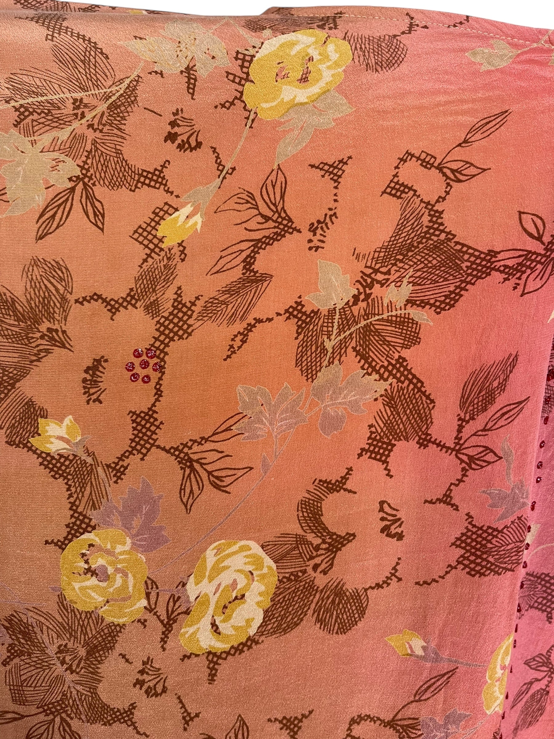 PRC6989 Avatar Pure Silk Waterfall Top