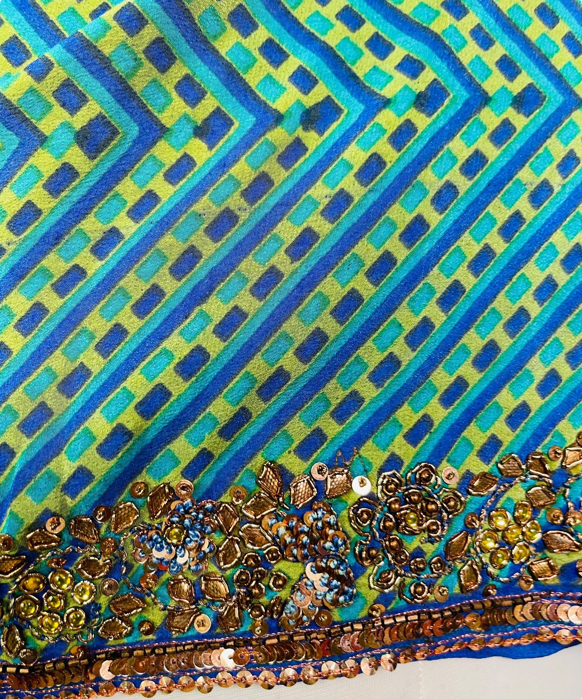 PRC6571B Avatar Pure Silk Capelet Poncho