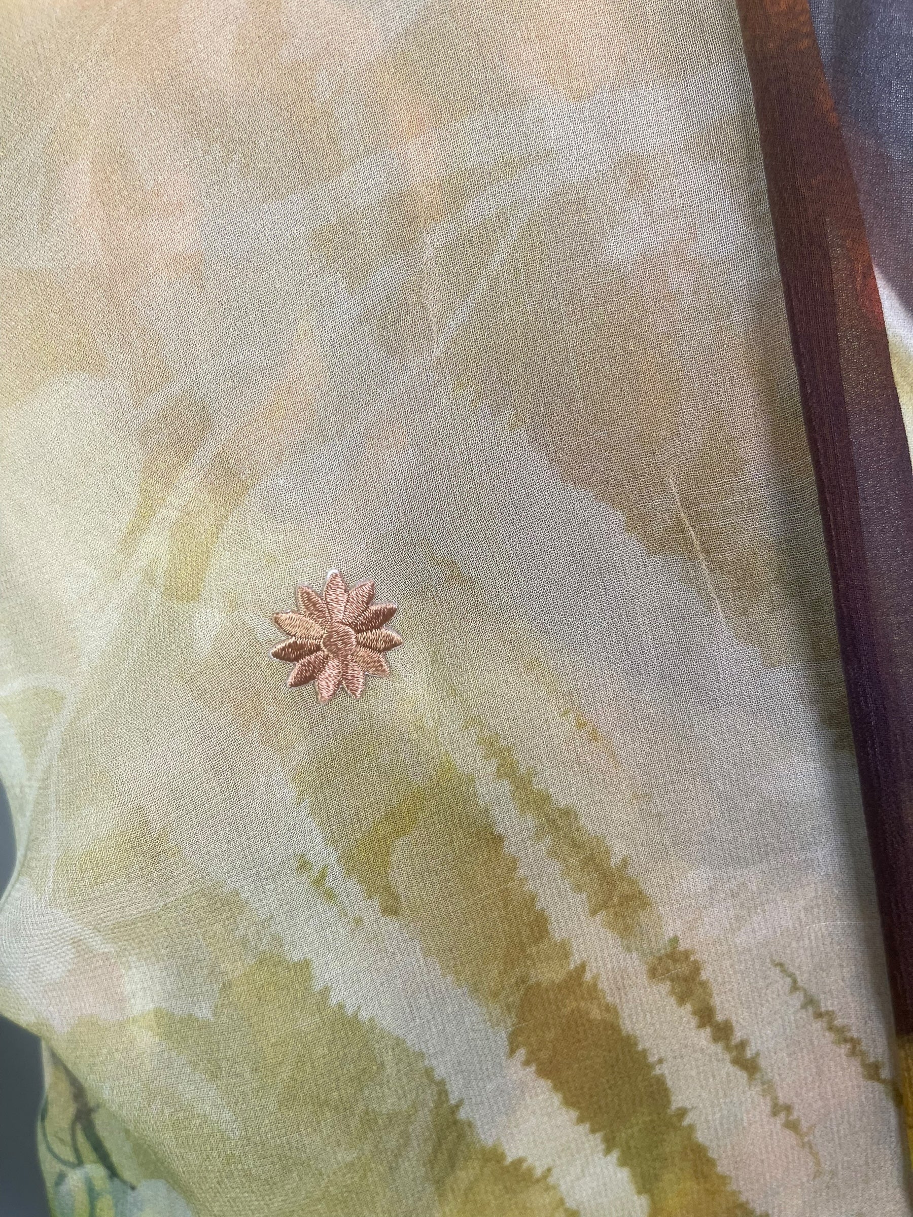 PREVIEW PRG7486 Sheer  Wabi Sabi Pure Silk Short Kaftan Tunic With Slits