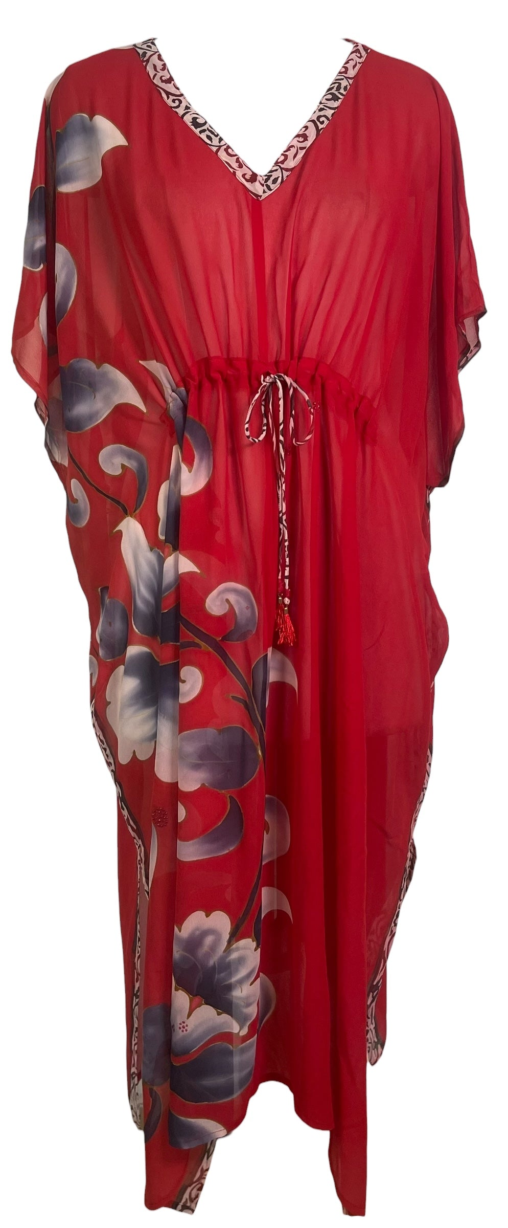 PRG8859 Sheer Avatar Pure Silk Maxi Kaftan