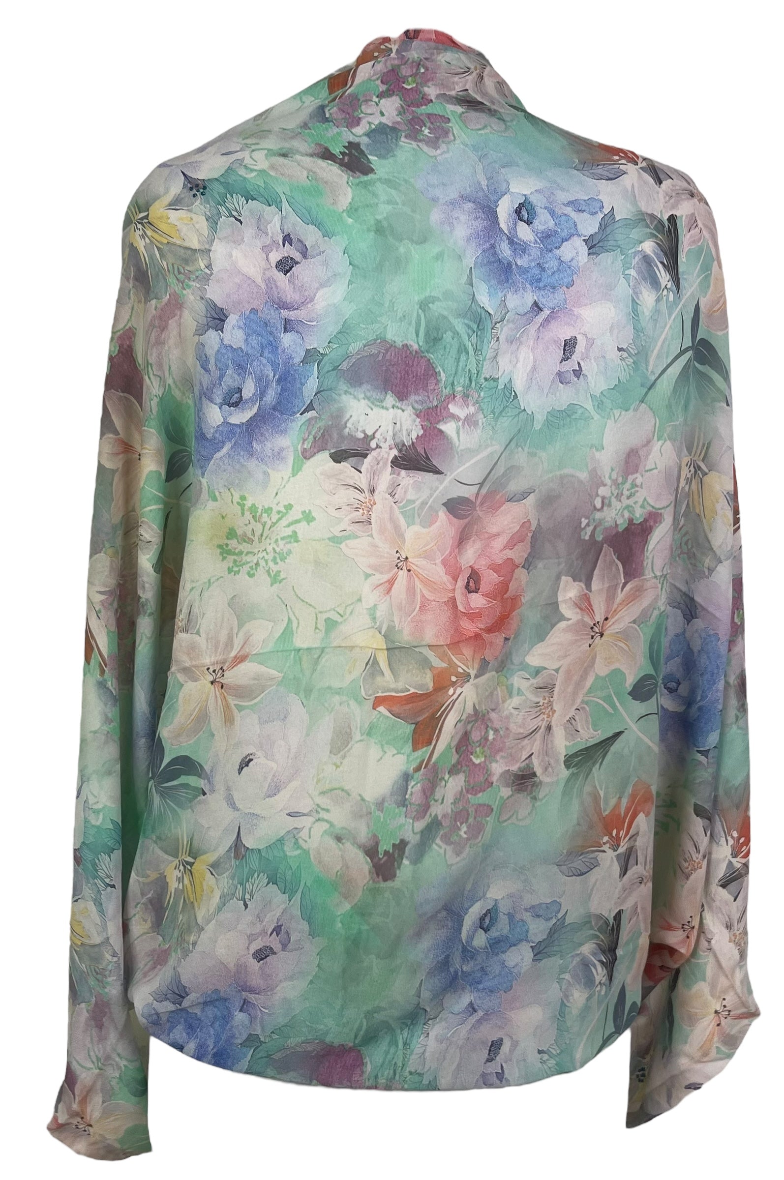 PRG7531B Sheer Wabi Sabi Pure Silk Shrug