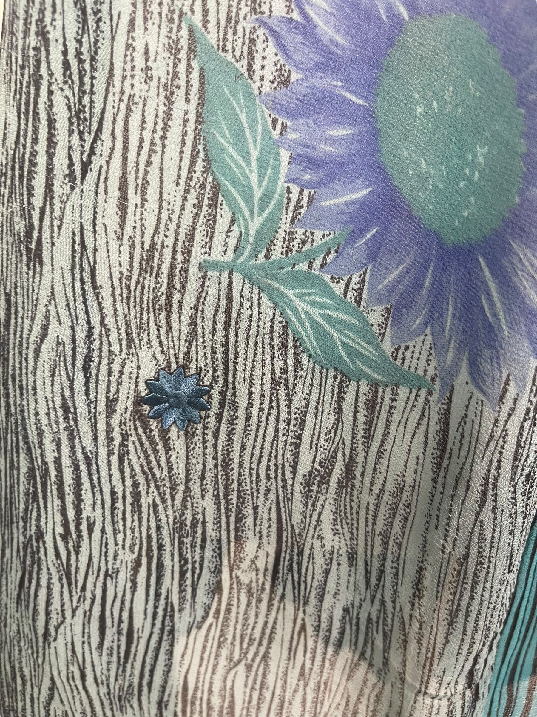 PRG7957 Sheer Avatar Pure Silk Self Pocket Tunic Dress