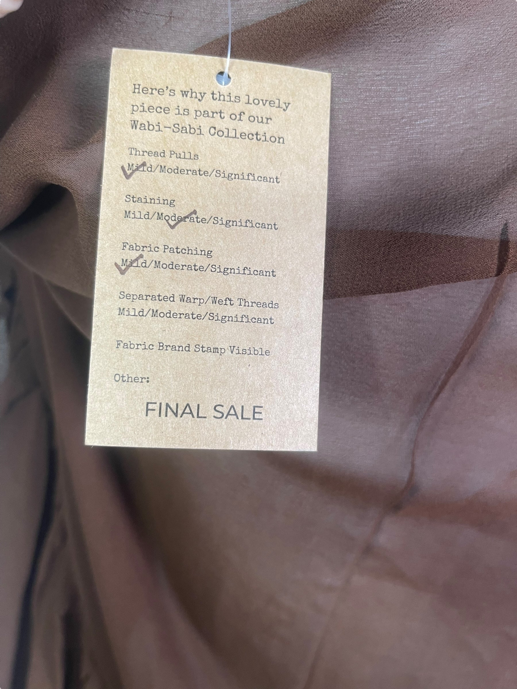 PRG8163 Sheer Wabi Sabi Pure Silk Boxy Babydoll Dress