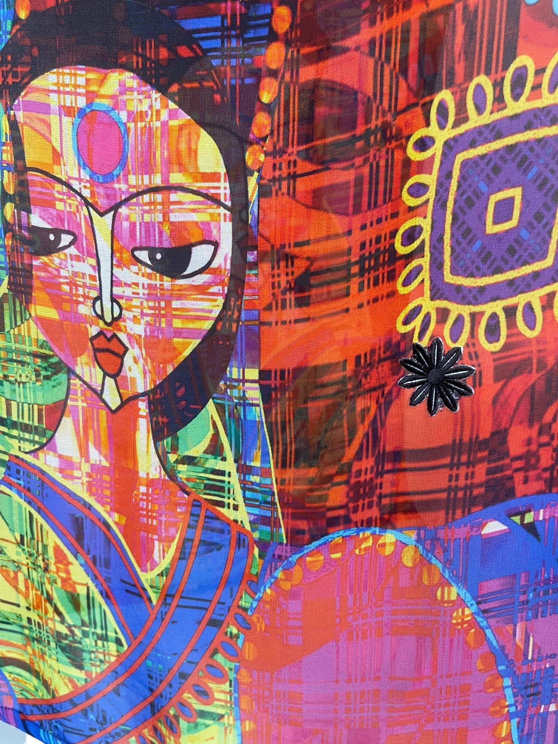 PREVIEW PRG8589 Sheer Avatar Pure Silk Short Kaftan Tunic with Slits