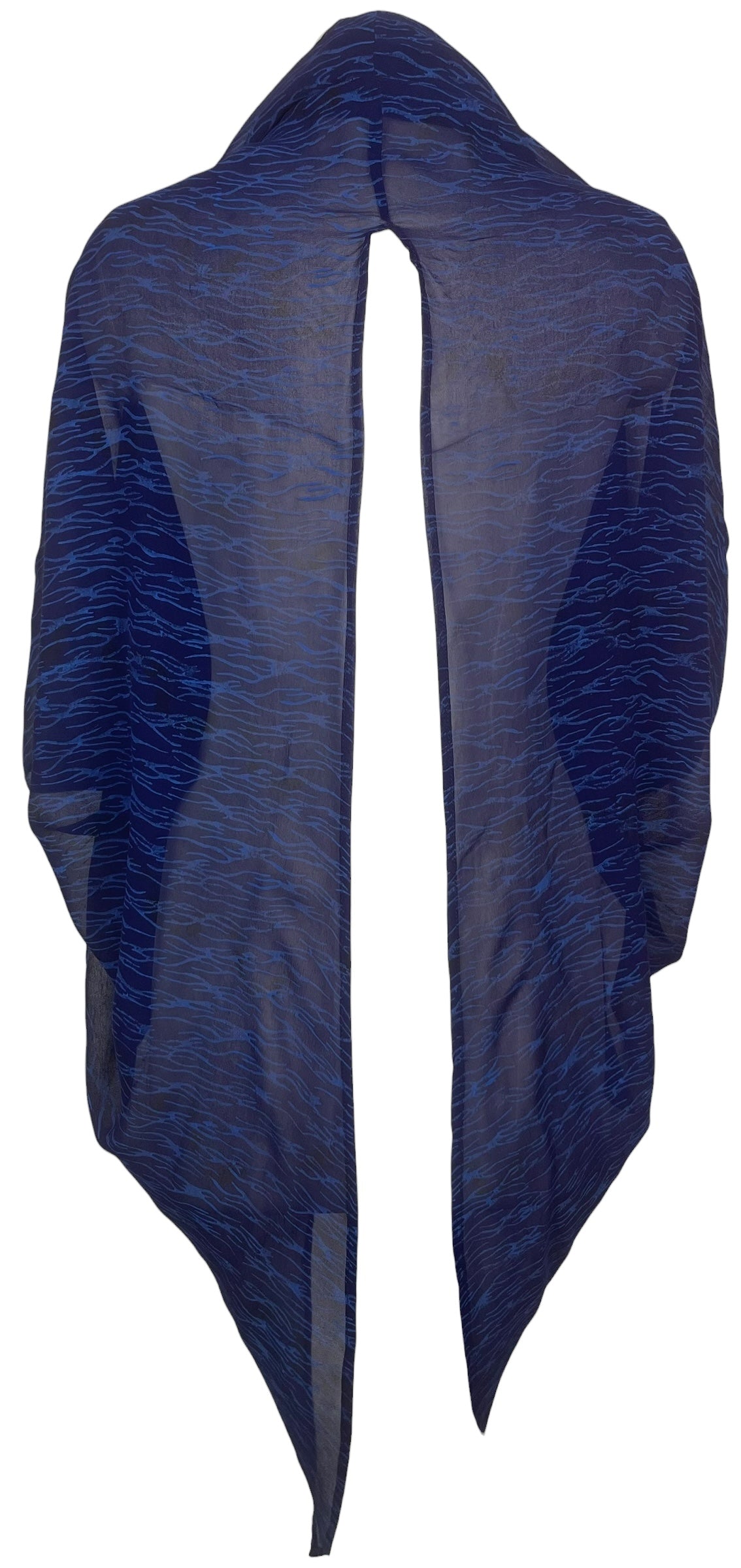 PREVIEW PRG8602 Sheer Avatar Pure Silk Cardigan by FEBRUARY2026 – Handmade ethical Cardigan from sariKNOTsari using upcycled silk. Designed in Canada for travel and slow fashion, loved from Toronto to LA to Sydney.