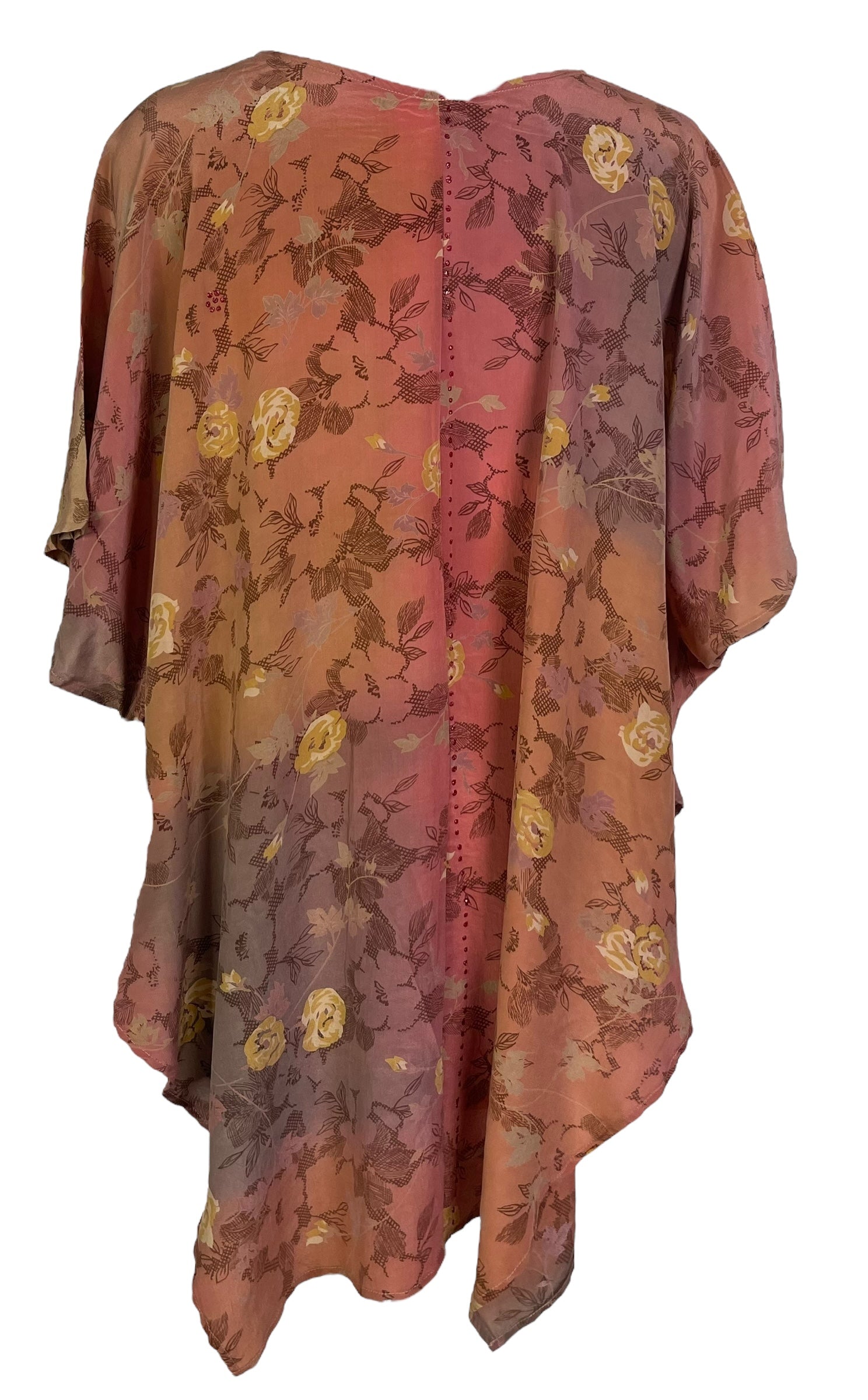PRC6989 Avatar Pure Silk Waterfall Top