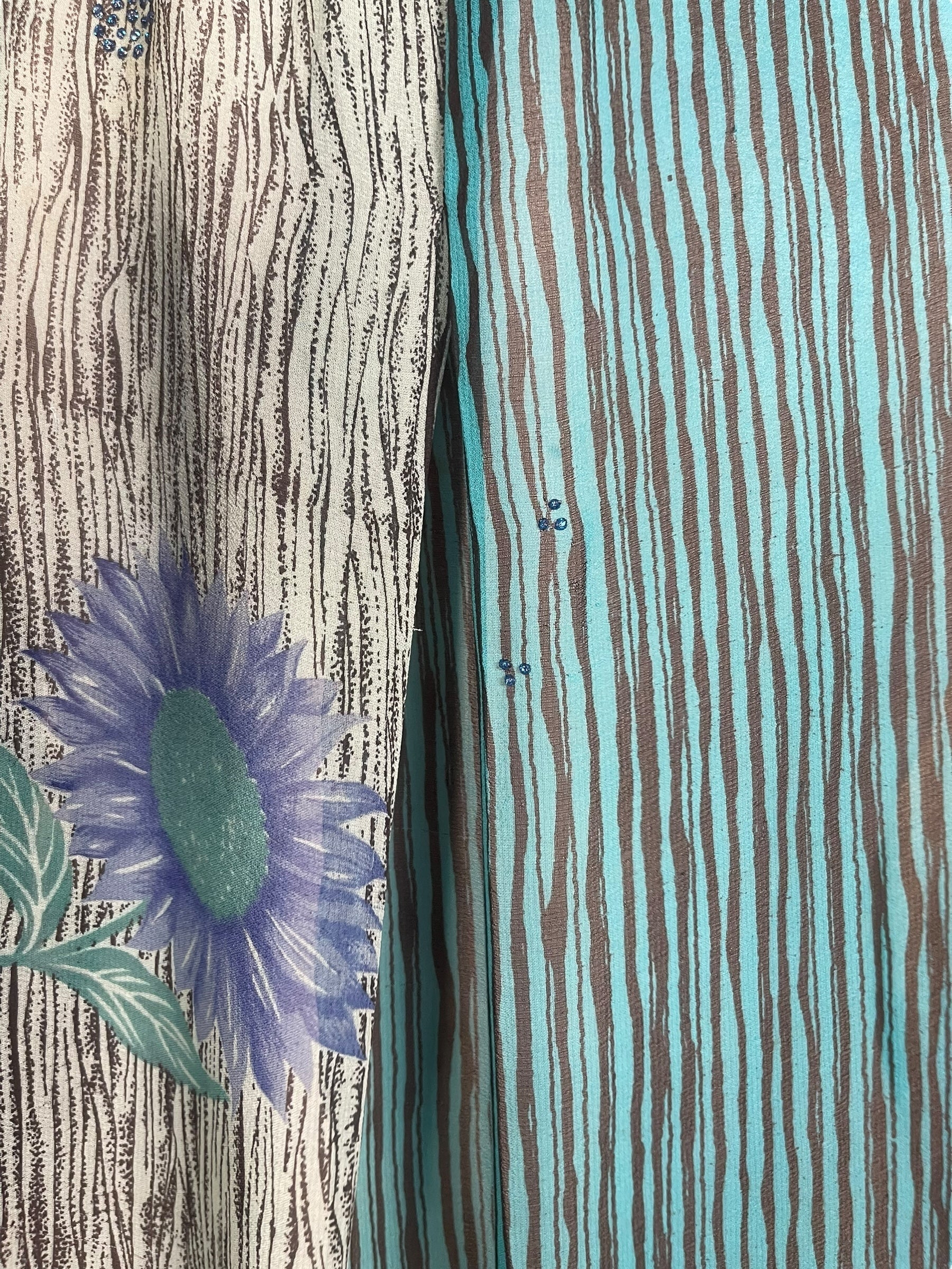 PRG7957 Sheer Avatar Pure Silk Self Pocket Tunic Dress