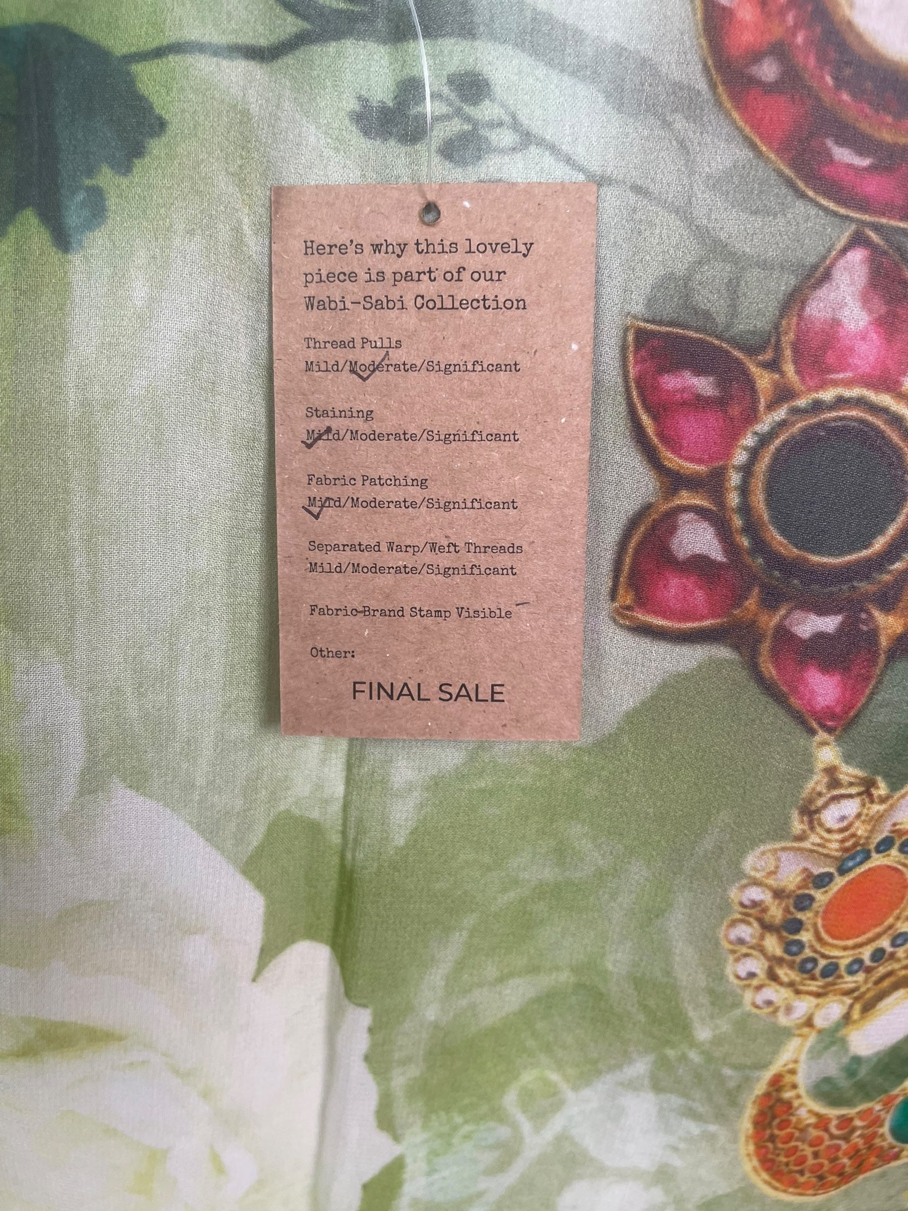 PREVIEW PRG7486 Sheer  Wabi Sabi Pure Silk Short Kaftan Tunic With Slits