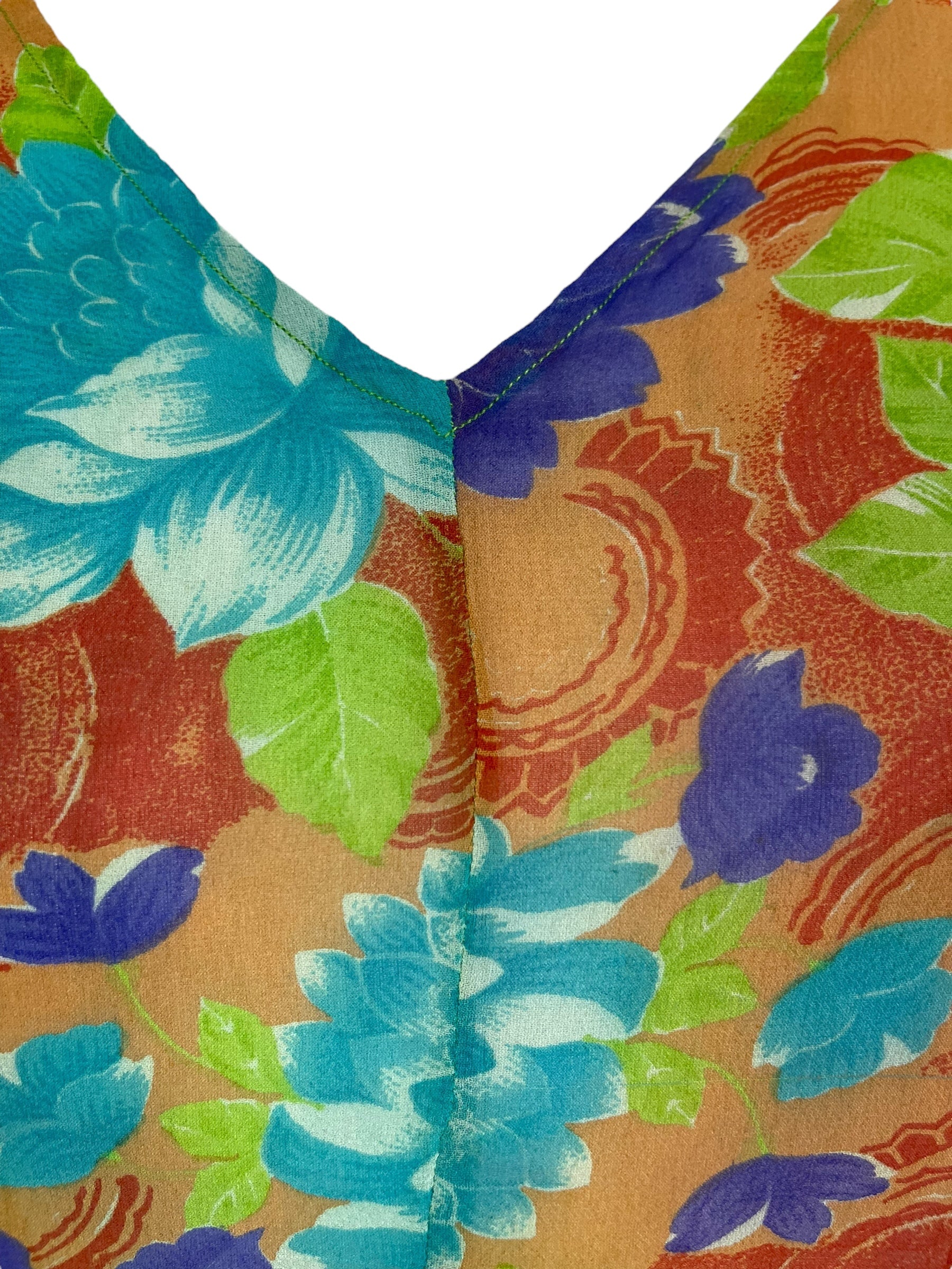 PRG7105 Sheer Avatar Pure Silk Waterfall Top