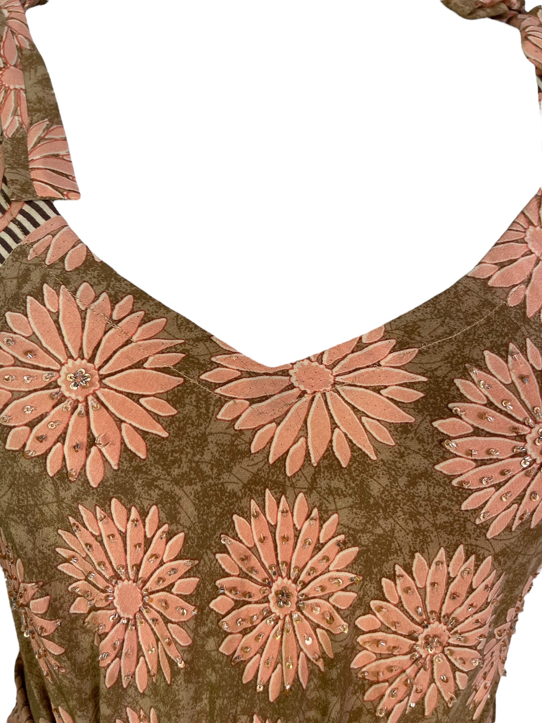 PRC7250 Wabi Sabi Pure Silk Maxi Dress with Belt