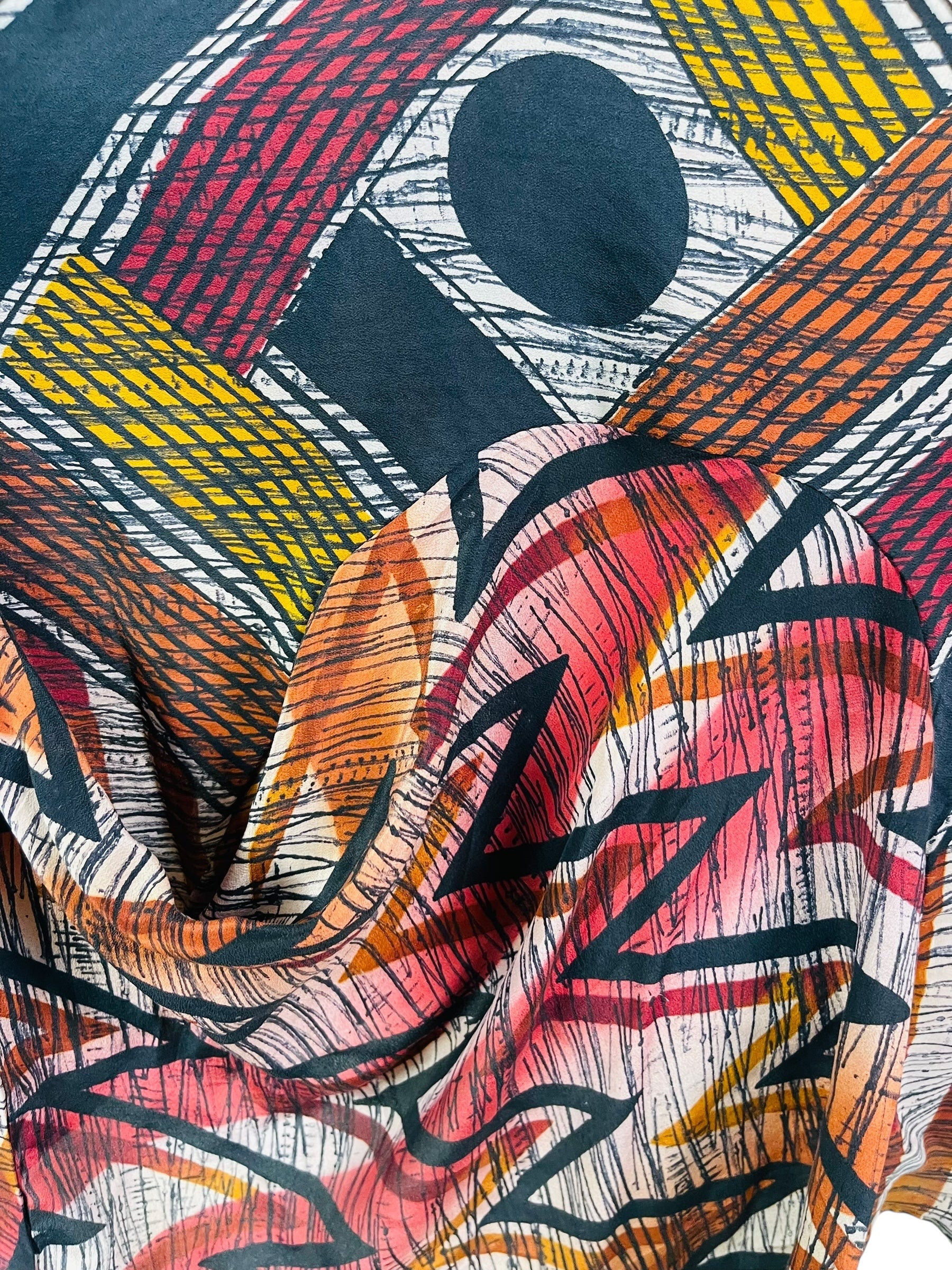 PRC6834 Avatar Pure Silk Self Pocket Tunic Dress