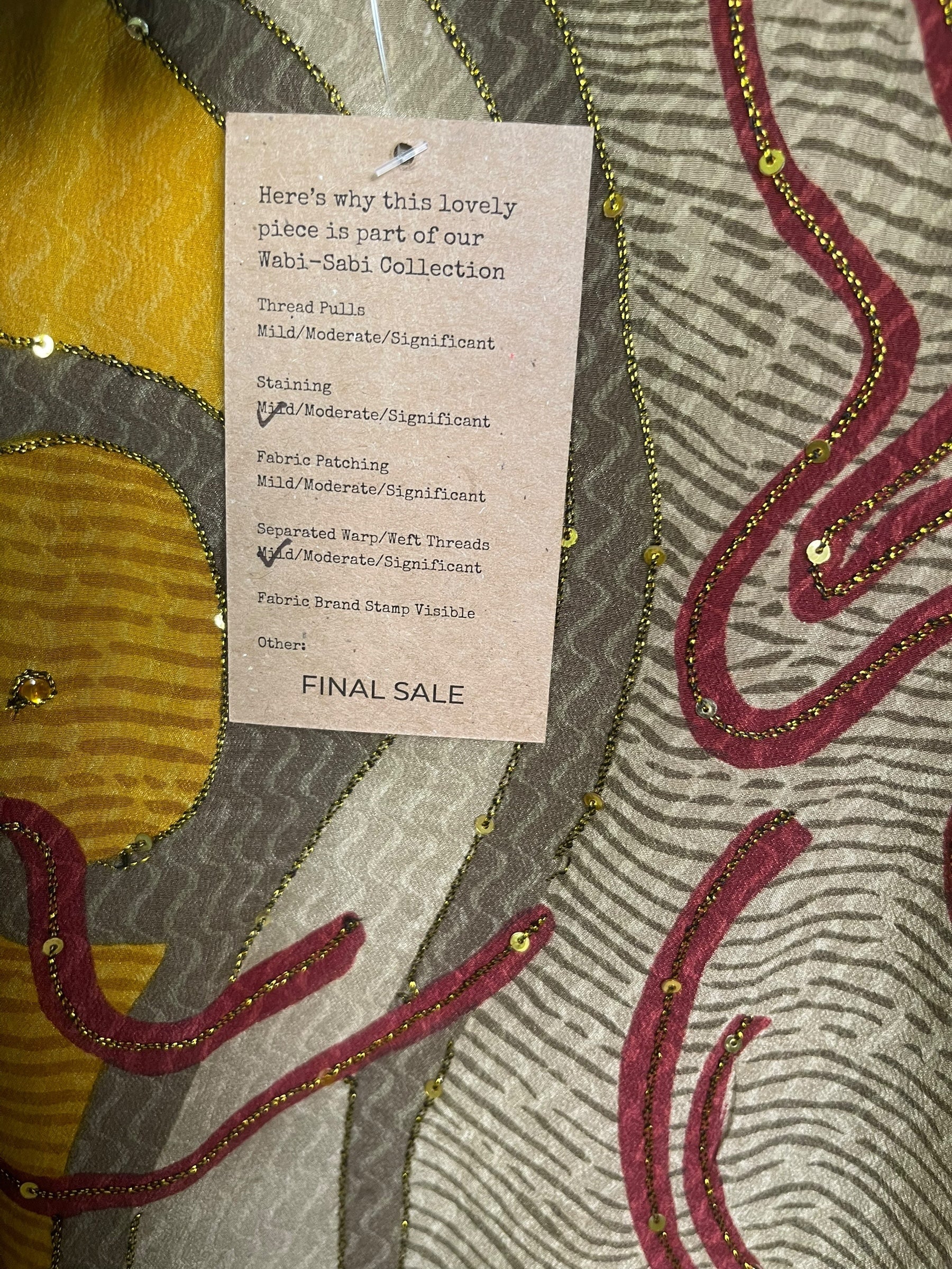 PRC8841  Wabi Sabi Pure Silk Midi Length Kaftan by 15 FEBRUARY 2026 – Handmade ethical Midi Length Kaftan from sariKNOTsari using upcycled silk. Designed in Canada for travel and slow fashion, loved from Toronto to LA to Sydney.