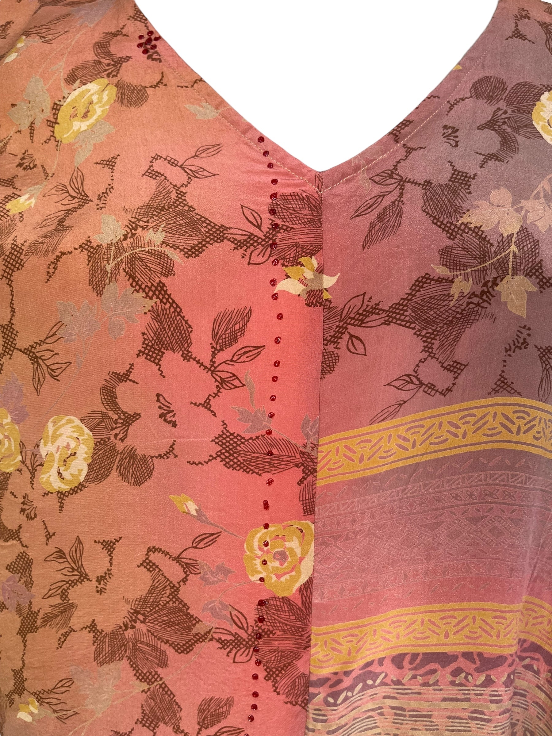 PRC6989 Avatar Pure Silk Waterfall Top