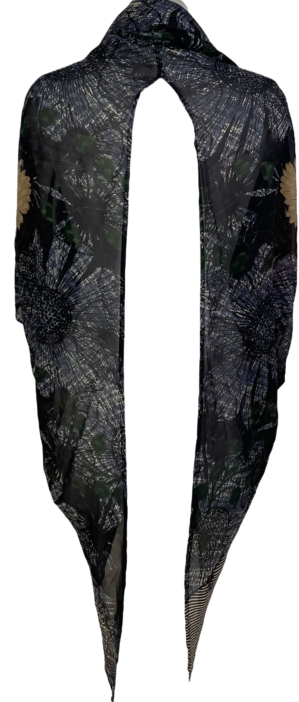 PRG7265 Sheer Wabi Sabi Pure Silk Cardigan