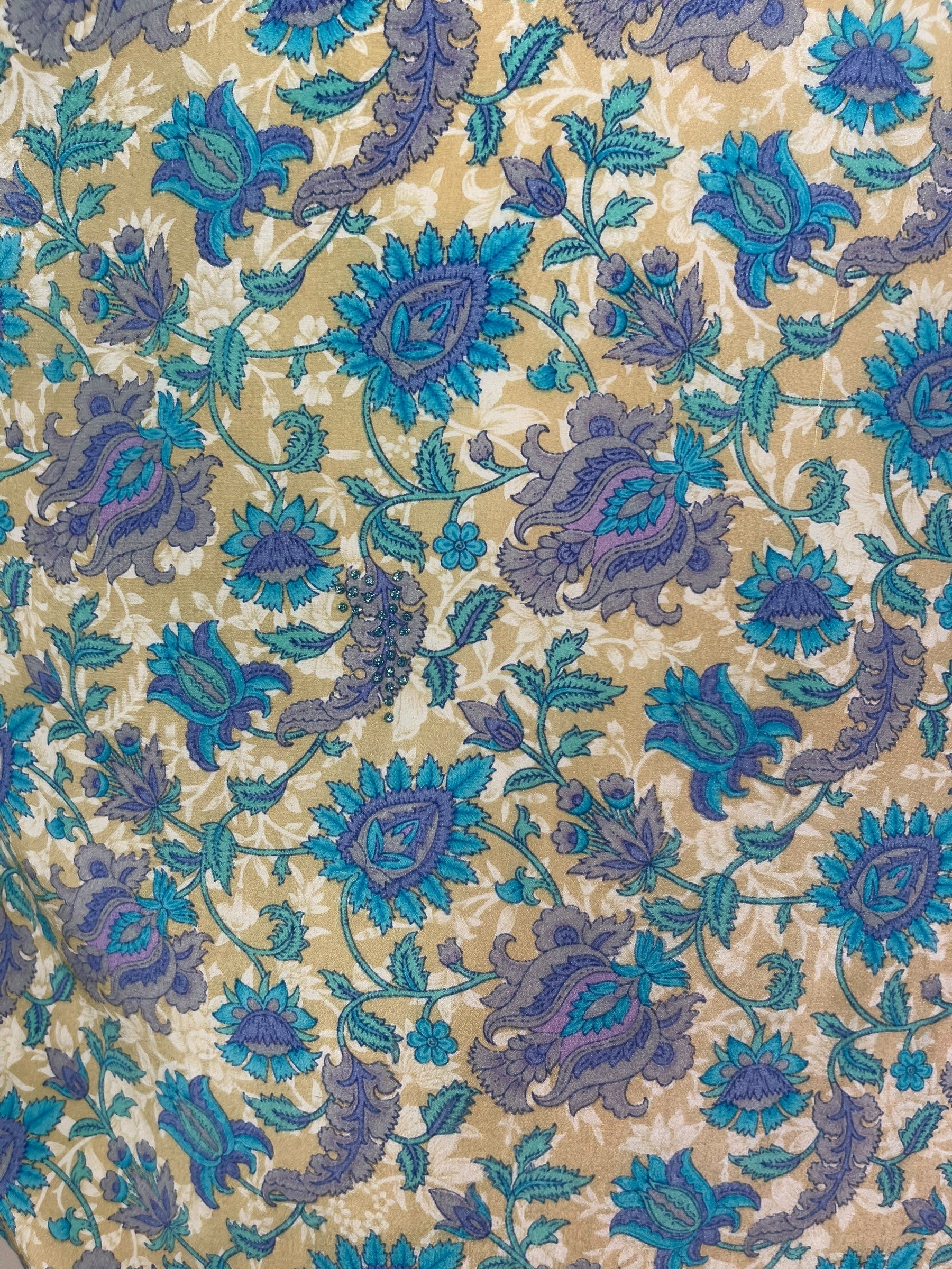 PRC6963 Avatar Pure Silk Side Slit Top