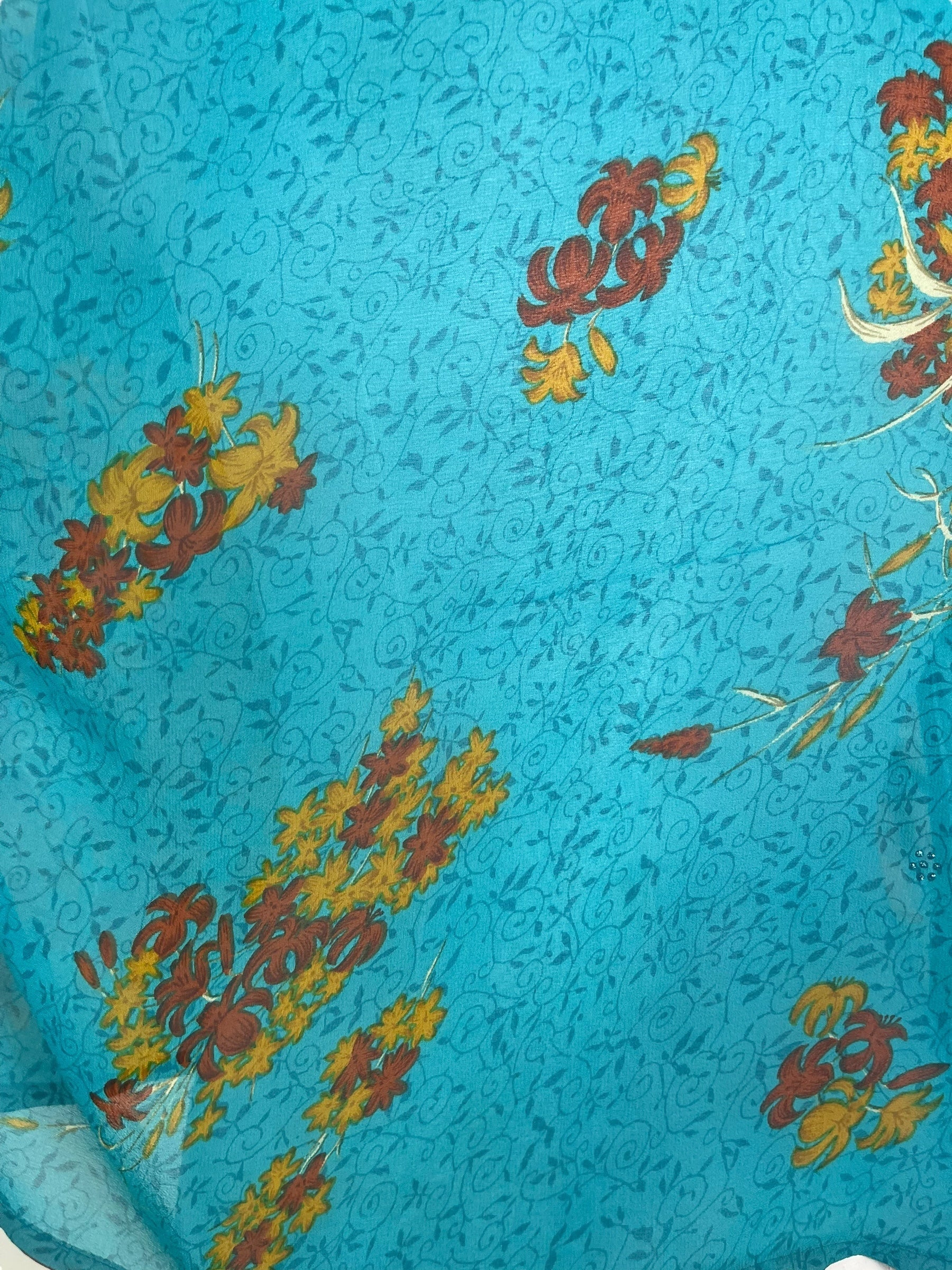 PRG4941 Sheer Avatar Pure Silk Boxy Top