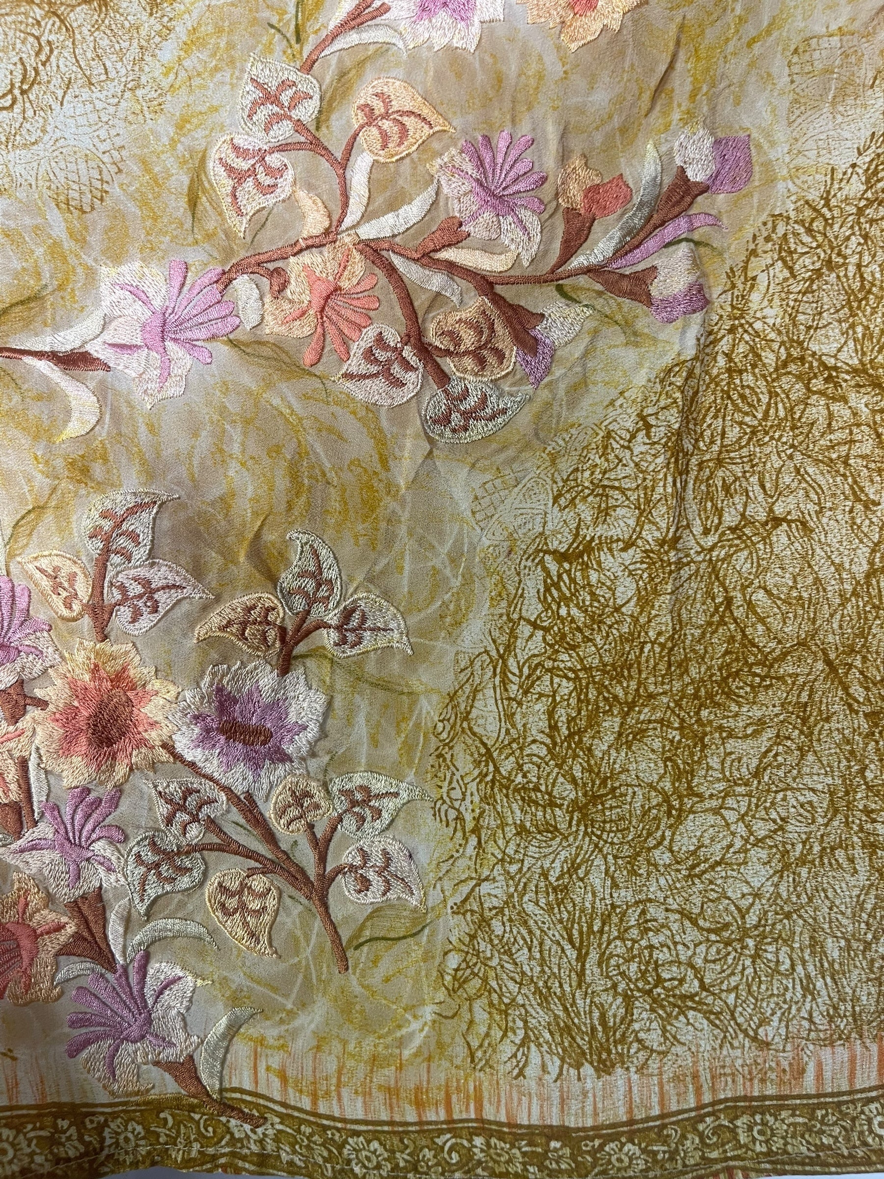 PRC7769 Avatar Pure Silk Capelet Poncho