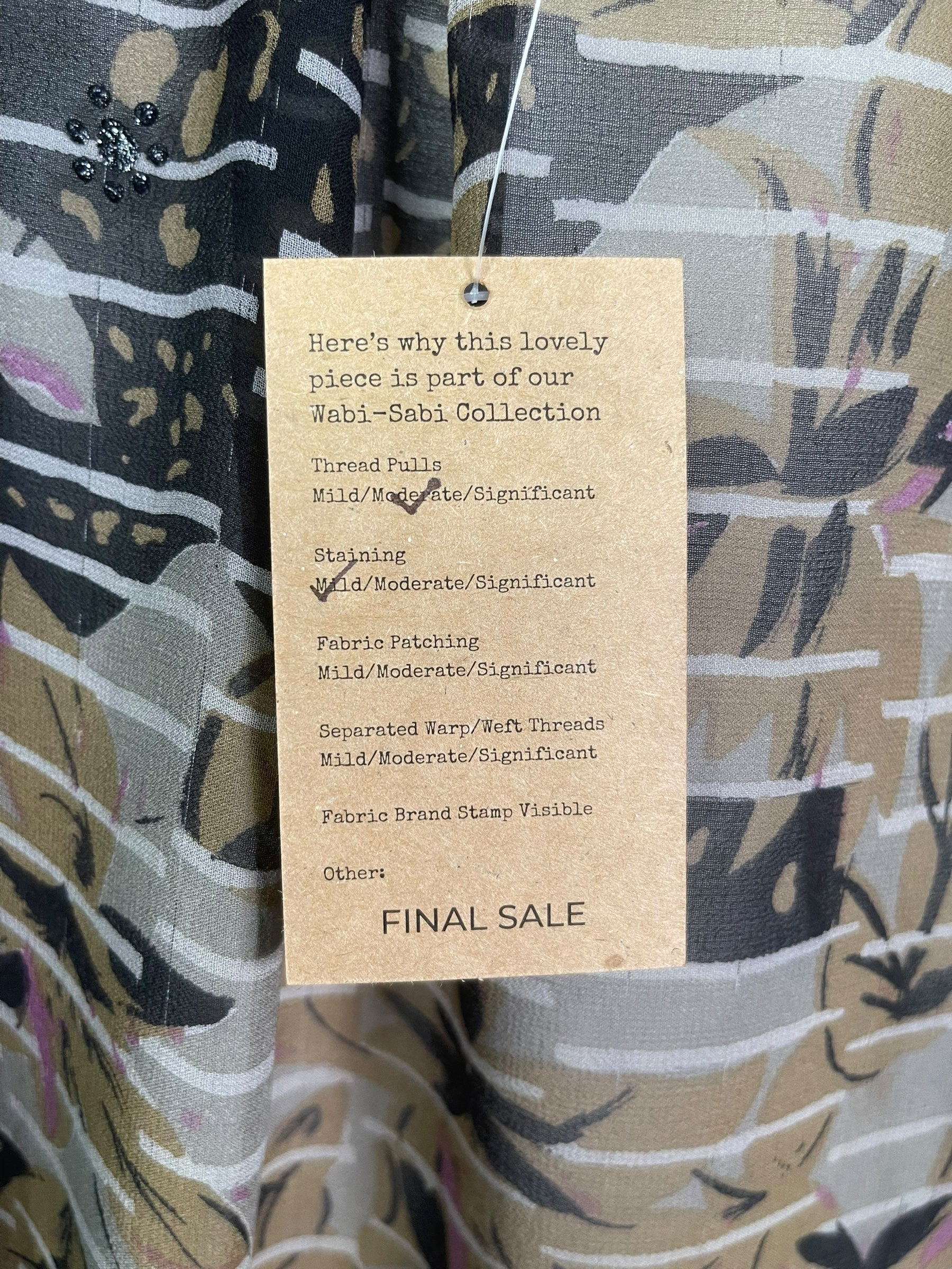 PREVIEW PRG8483 Sheer Wabi Sabi Pure Silk Self Pocket Tunic Dress by FEBRUARY2026 – Handmade ethical Self Pocket Tunic from sariKNOTsari using upcycled silk. Designed in Canada for travel and slow fashion, loved from Toronto to LA to Sydney.