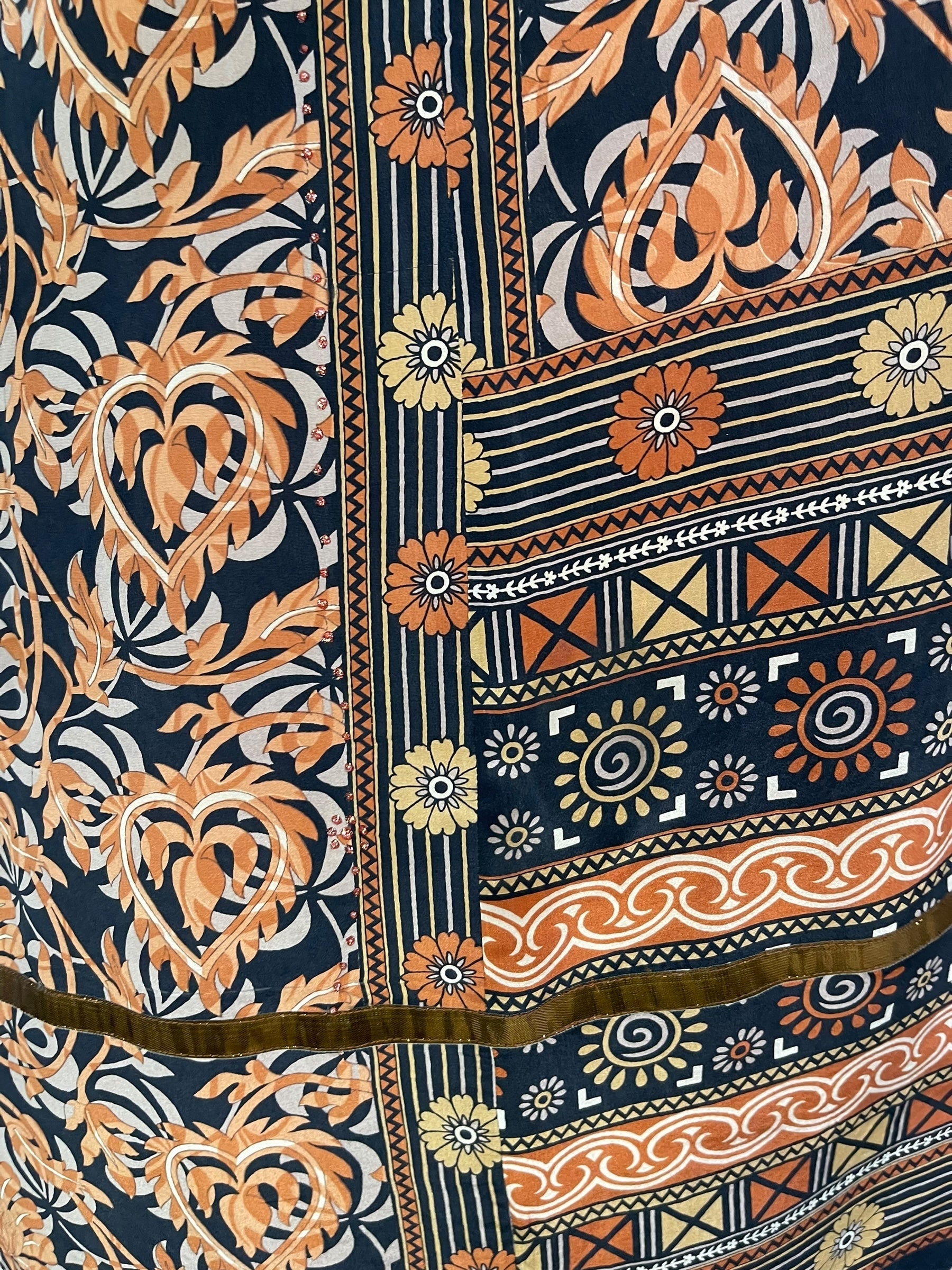 PRC7287 Avatar Pure Silk Waterfall Top