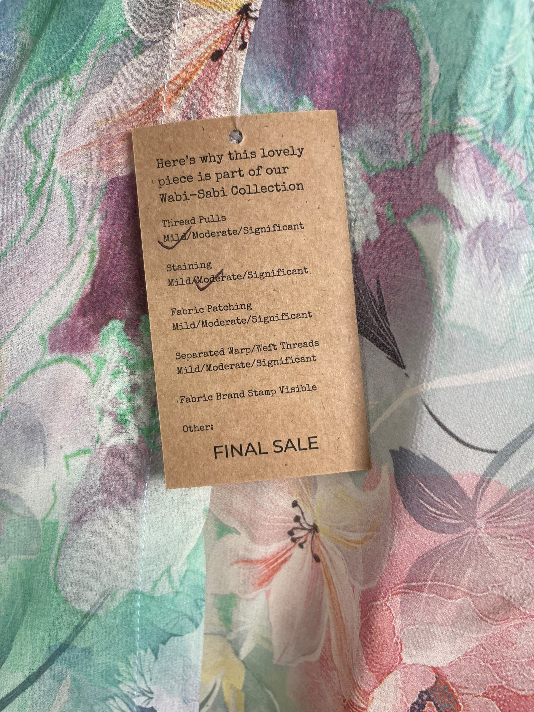 PRG7531B Sheer Wabi Sabi Pure Silk Shrug