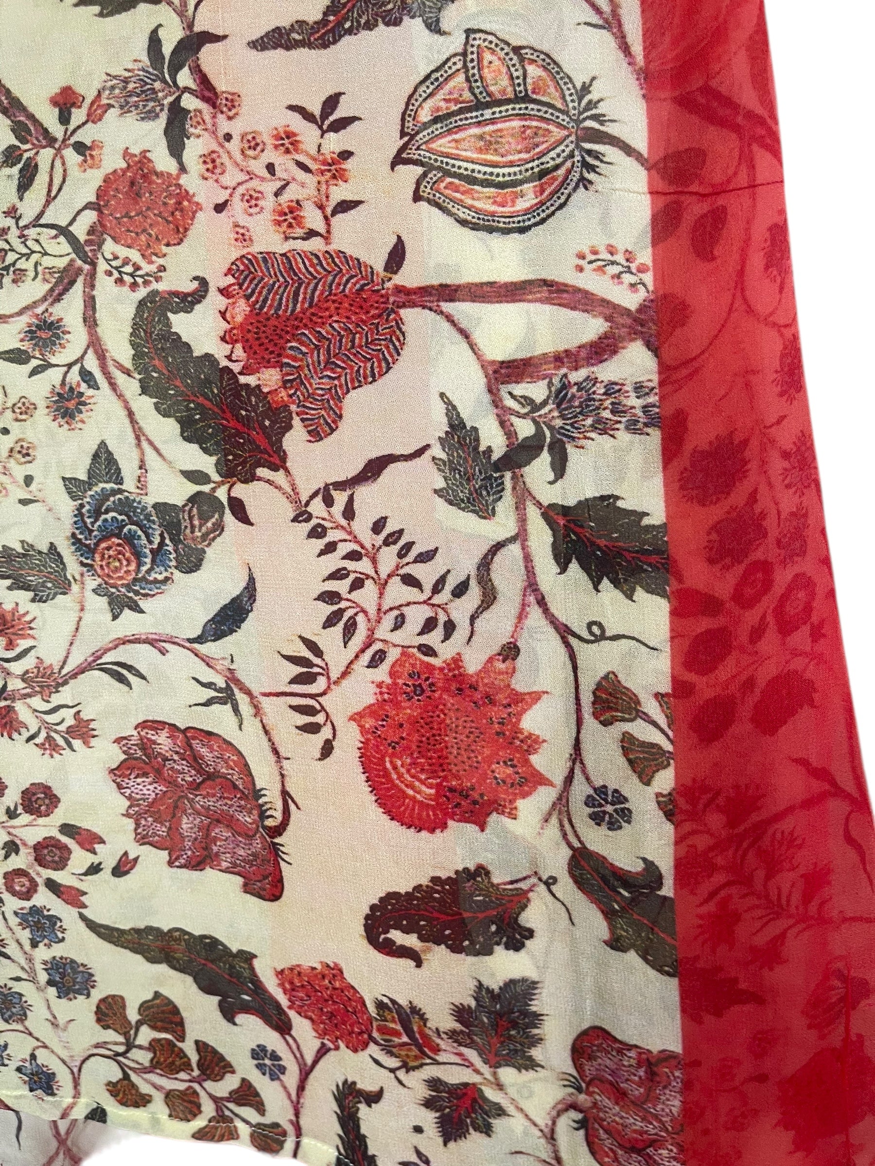 PRG8035 Sheer Wabi Sabi Pure Silk Versatile Vest