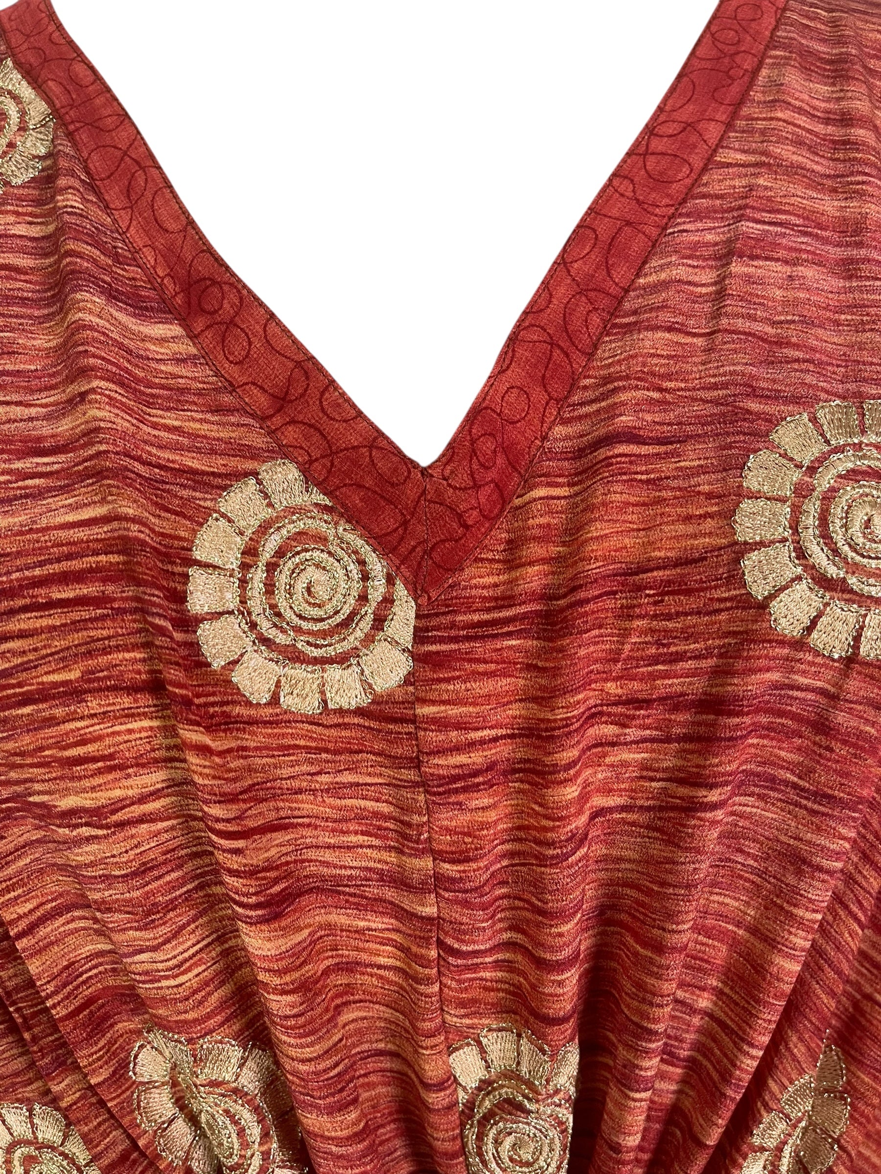 PRC8890 Avatar Pure Silk Maxi Kaftan