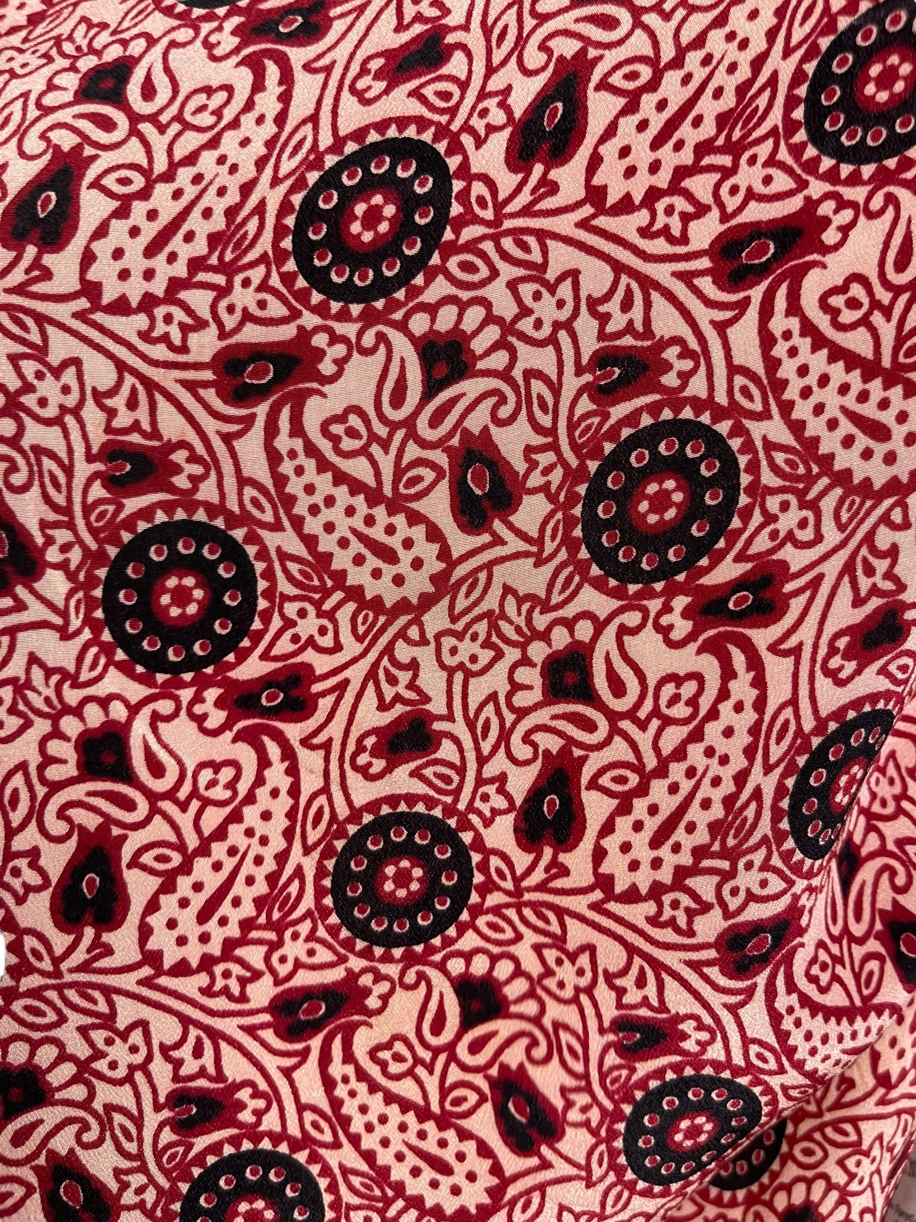 PRC6975 Avatar Pure Silk Waterfall Top