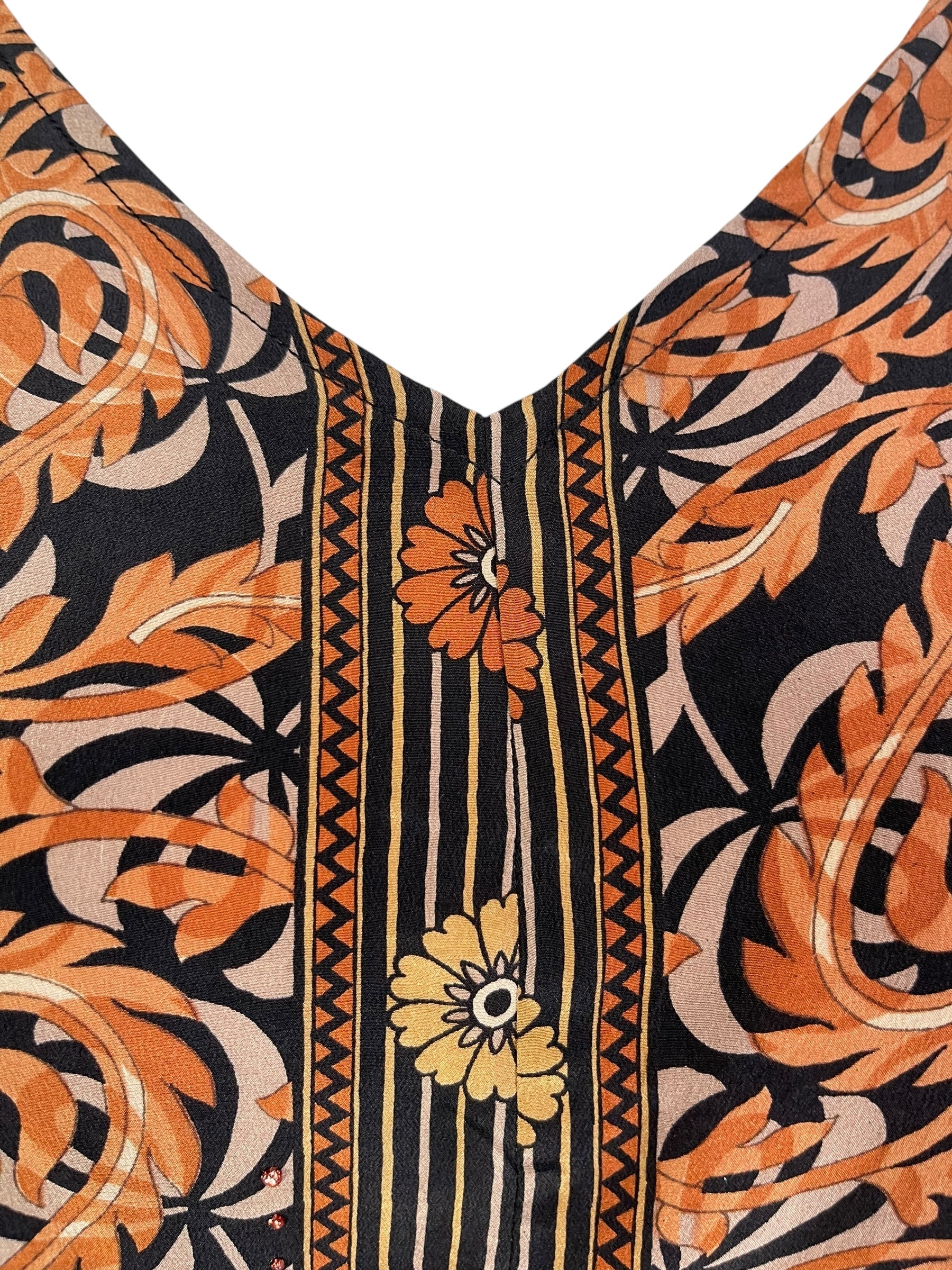 PRC7287 Avatar Pure Silk Waterfall Top