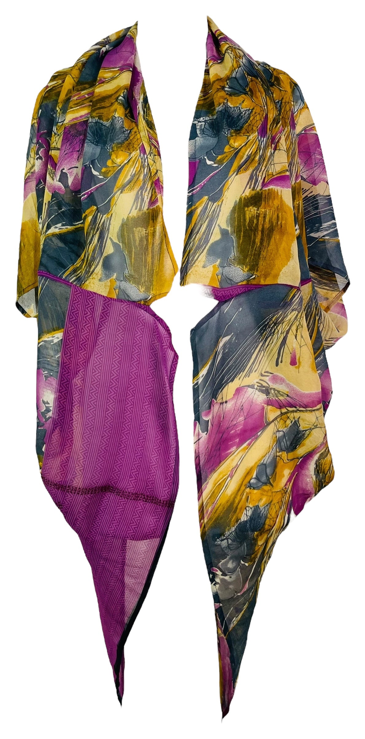 PRG7591 Sheer Avatar Pure Silk Cardigan