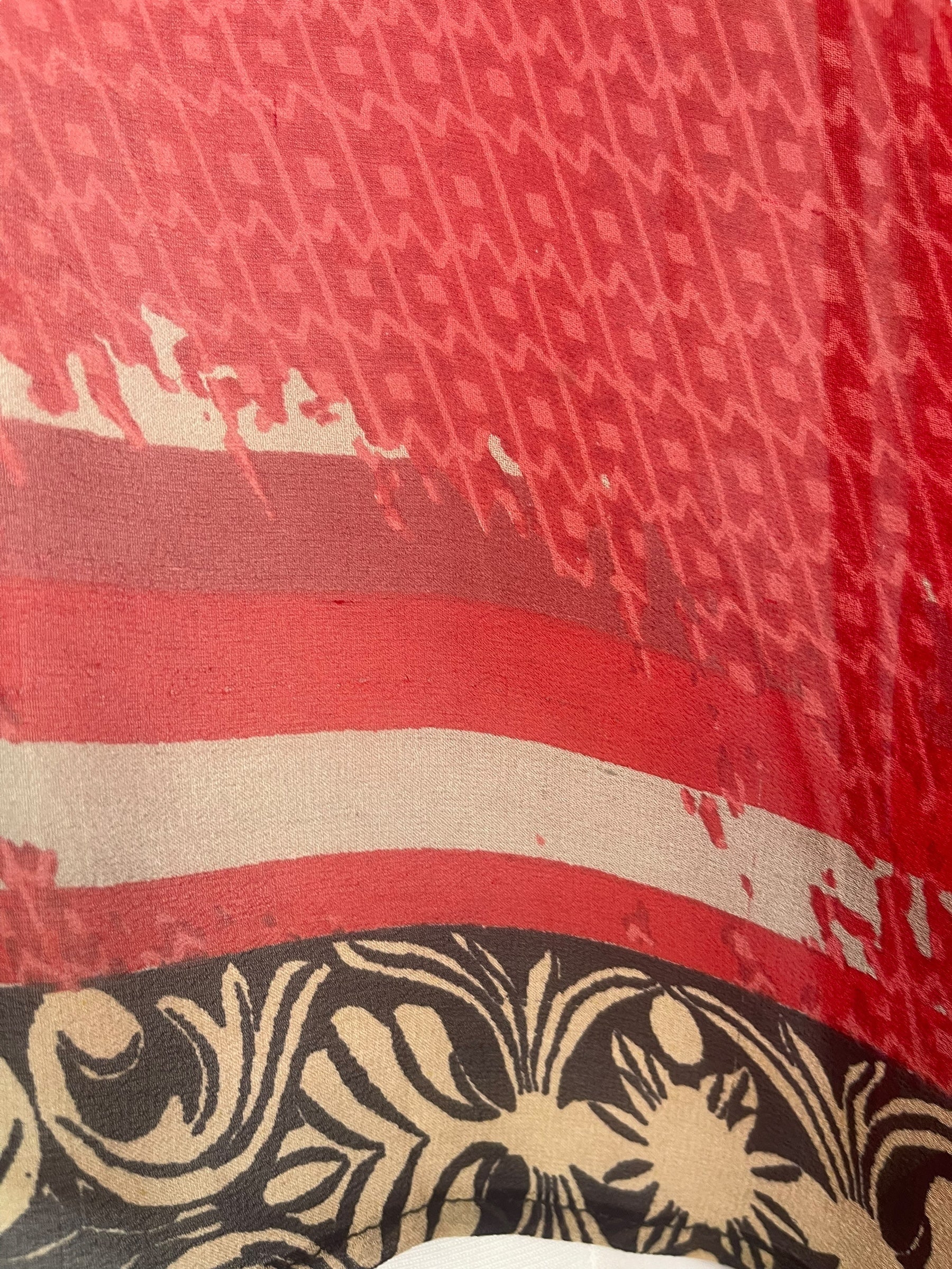 PRG7713 Sheer Pure Silk Wabi Sabi Capelet Poncho