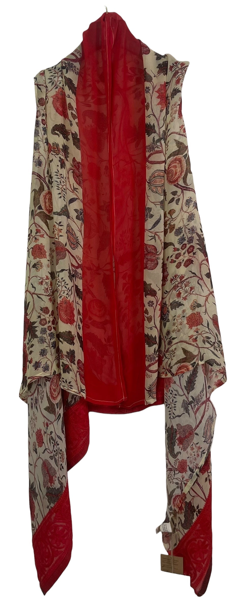 PRG8035 Sheer Wabi Sabi Pure Silk Versatile Vest