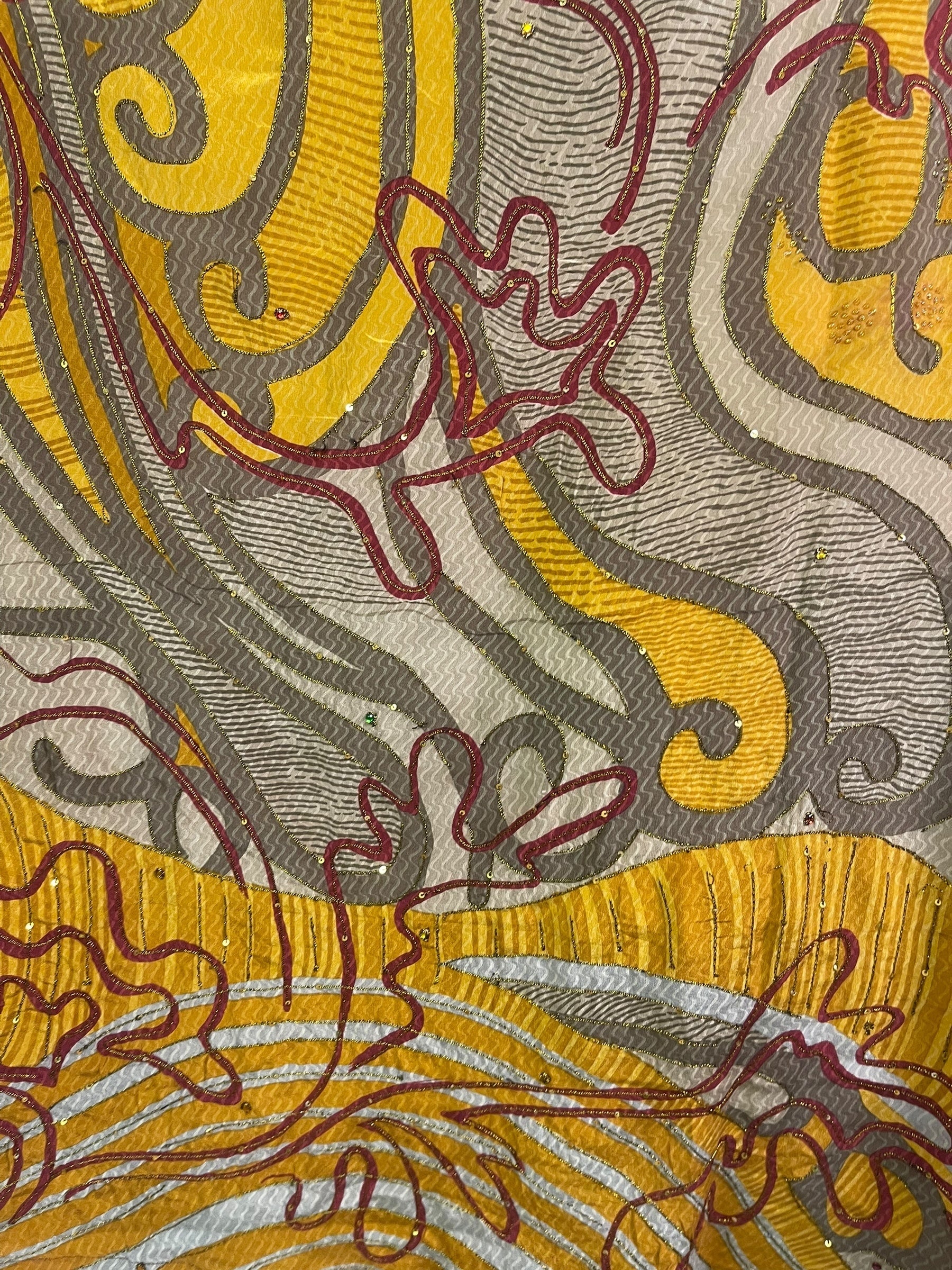 PRC8841  Wabi Sabi Pure Silk Midi Length Kaftan by 15 FEBRUARY 2026 – Handmade ethical Midi Length Kaftan from sariKNOTsari using upcycled silk. Designed in Canada for travel and slow fashion, loved from Toronto to LA to Sydney.