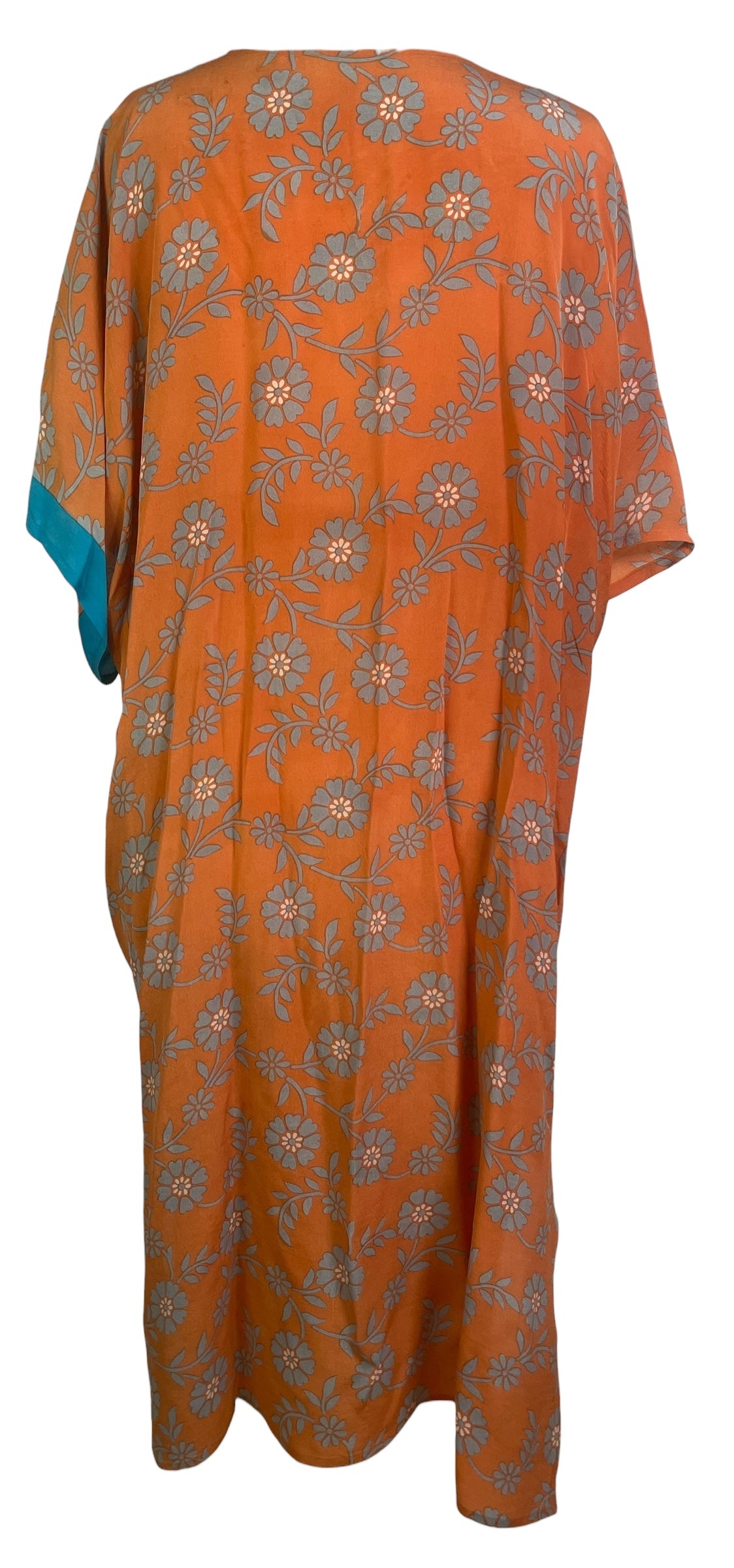 PRC8877 Wabi Sabi Pure Silk Kimono Sleeved Duster with Belt by 15 FEBRUARY 2026 – Handmade ethical Long Kimono from sariKNOTsari using upcycled silk. Designed in Canada for travel and slow fashion, loved from Toronto to LA to Sydney.