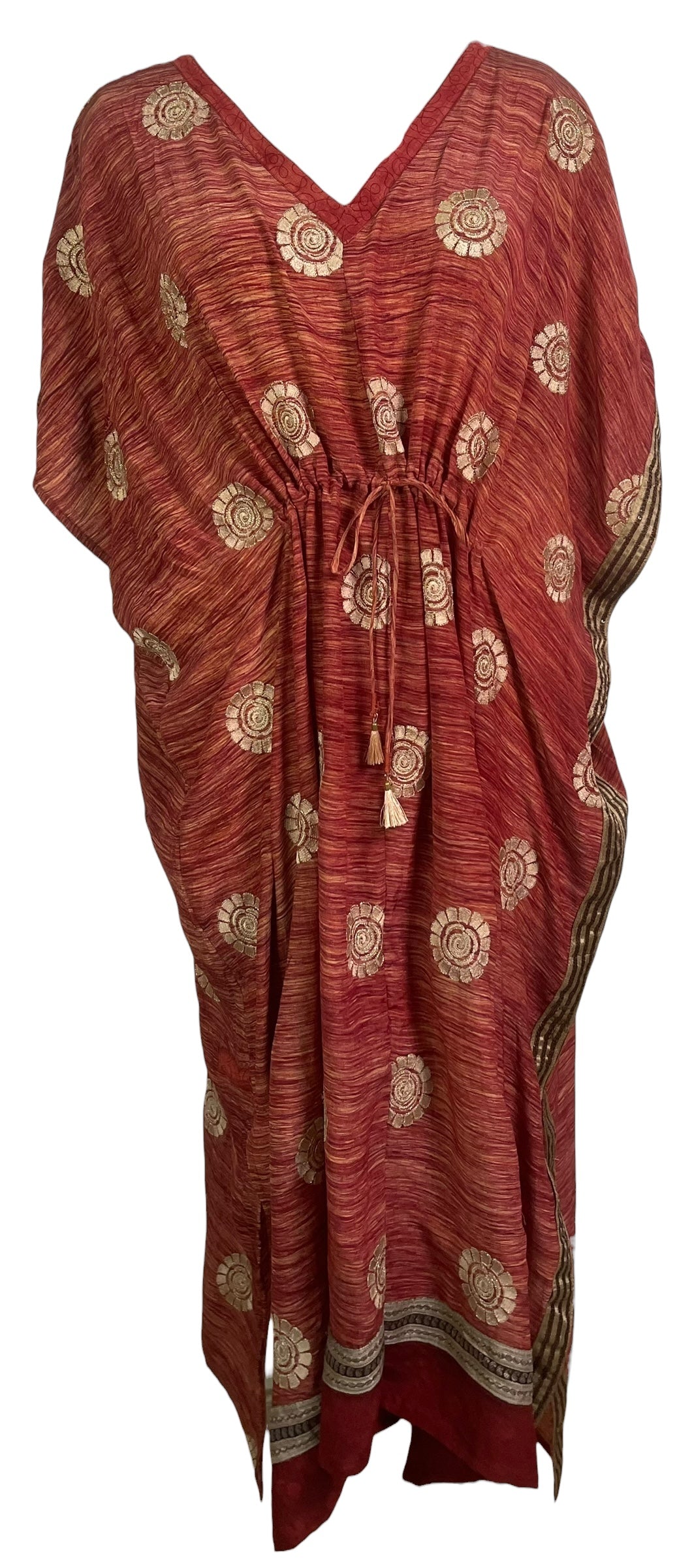 PRC8890 Avatar Pure Silk Maxi Kaftan