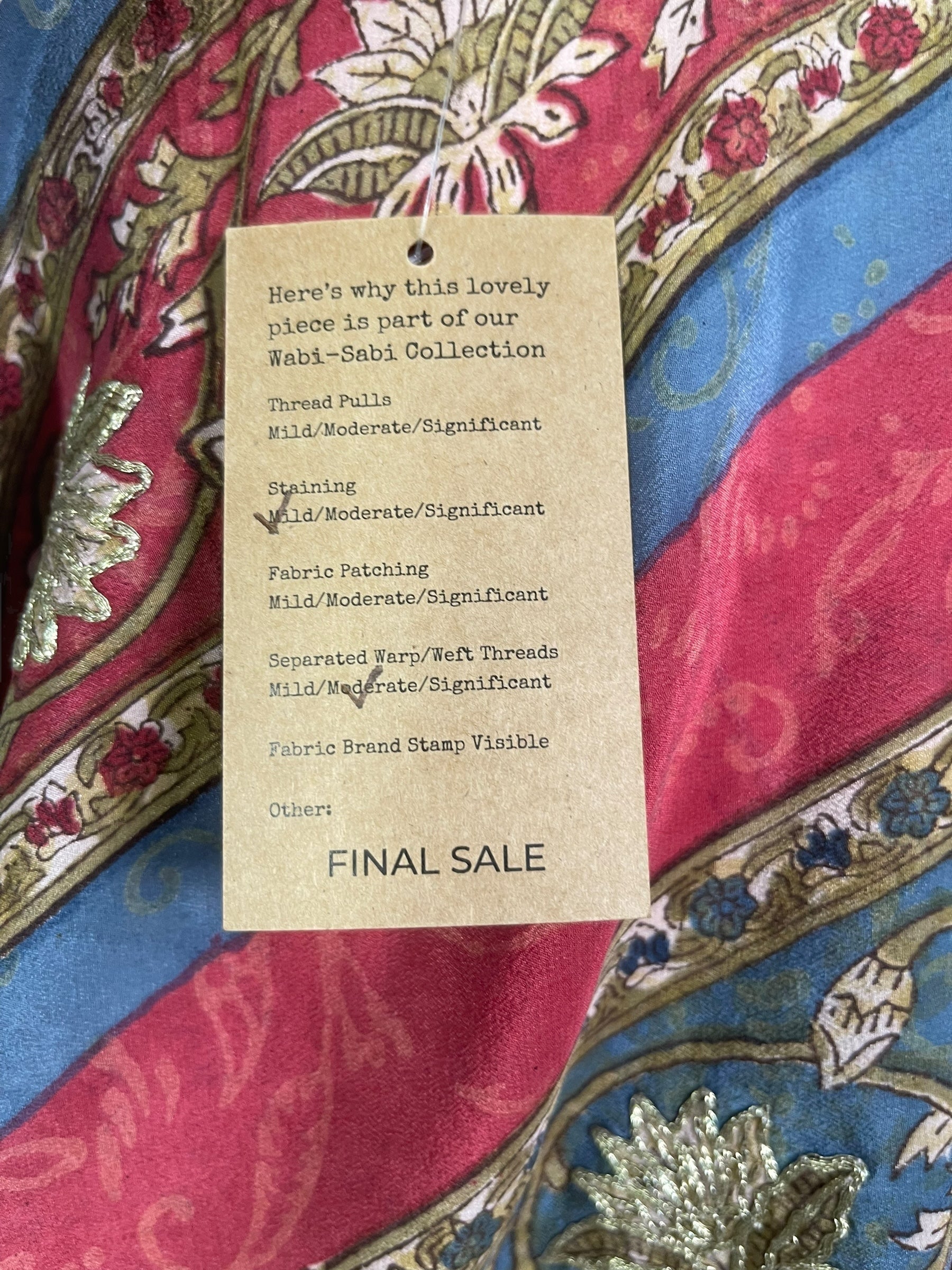 PRC6570 Wabi Sabi Pure Silk Kimono-Sleeved Top