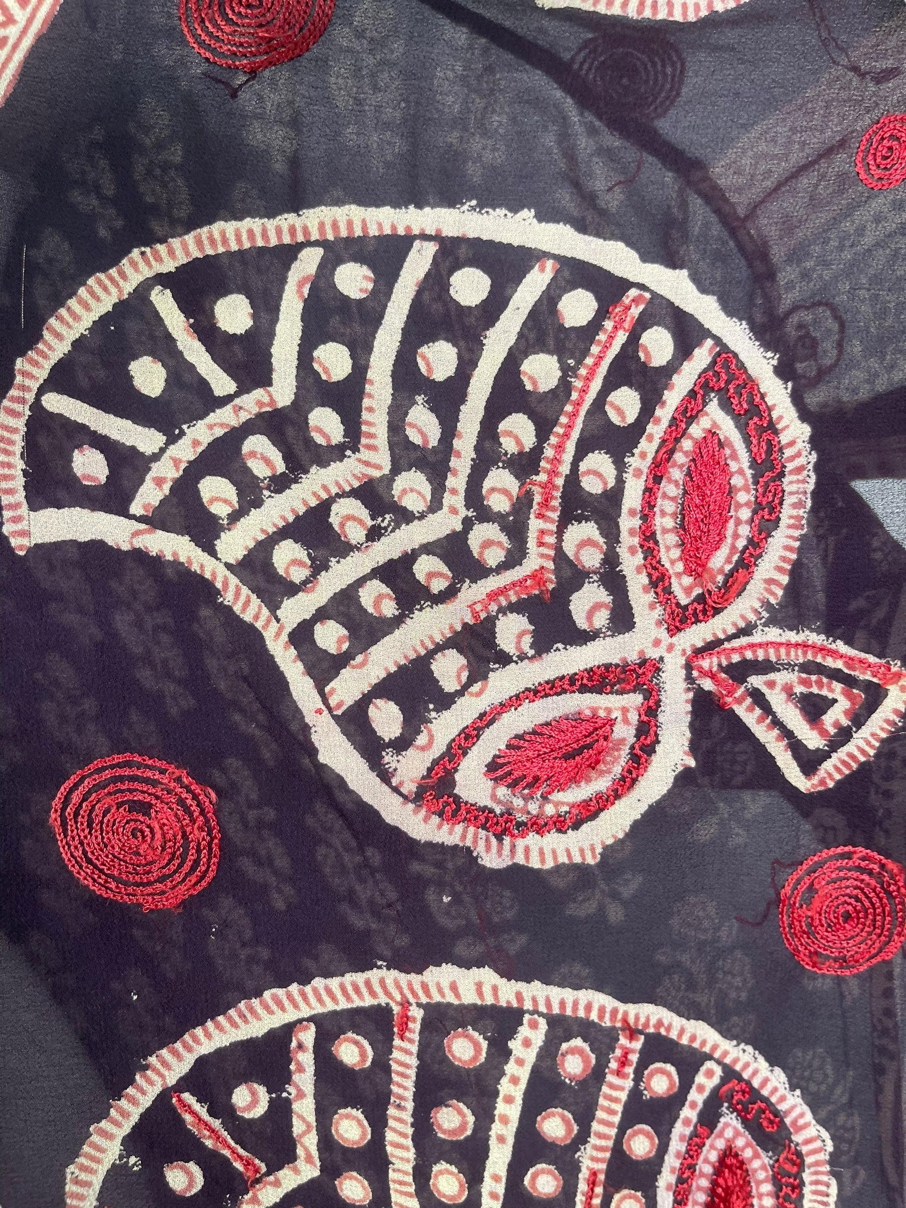 PRG7439 Sheer Wabi Sabi Pure Silk Boxy Babydoll Dress