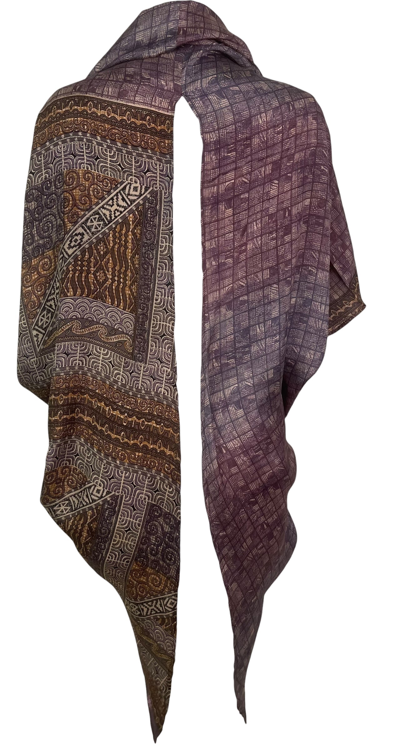 PREVIEW PRC8608 Wabi Sabi Pure Silk Cardigan by FEBRUARY2026 – Handmade ethical Cardigan from sariKNOTsari using upcycled silk. Designed in Canada for travel and slow fashion, loved from Toronto to LA to Sydney.