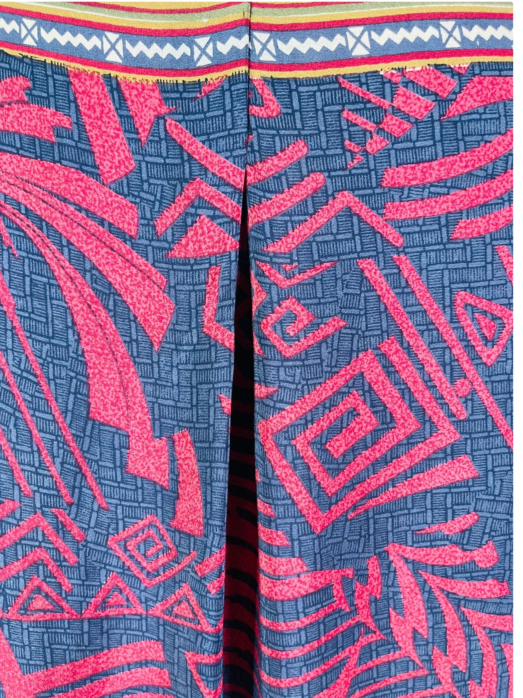 PRC6836 Avatar Pure Silk Self Pocket Tunic Dress