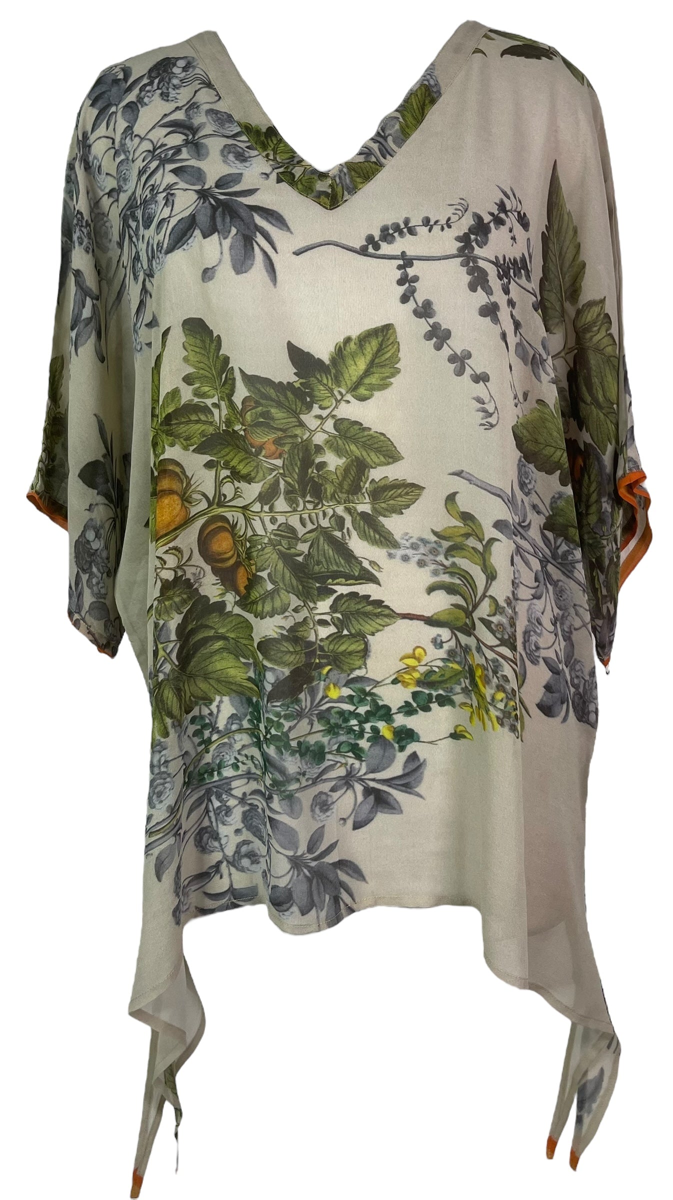 PREVIEW PRG8049  Wabi Sabi Pure Silk Long Tunic with Side Ties by DECEMBER2025 – Handmade ethical Side Tie Tunic from sariKNOTsari using upcycled silk. Designed in Canada for travel and slow fashion, loved from Toronto to LA to Sydney.