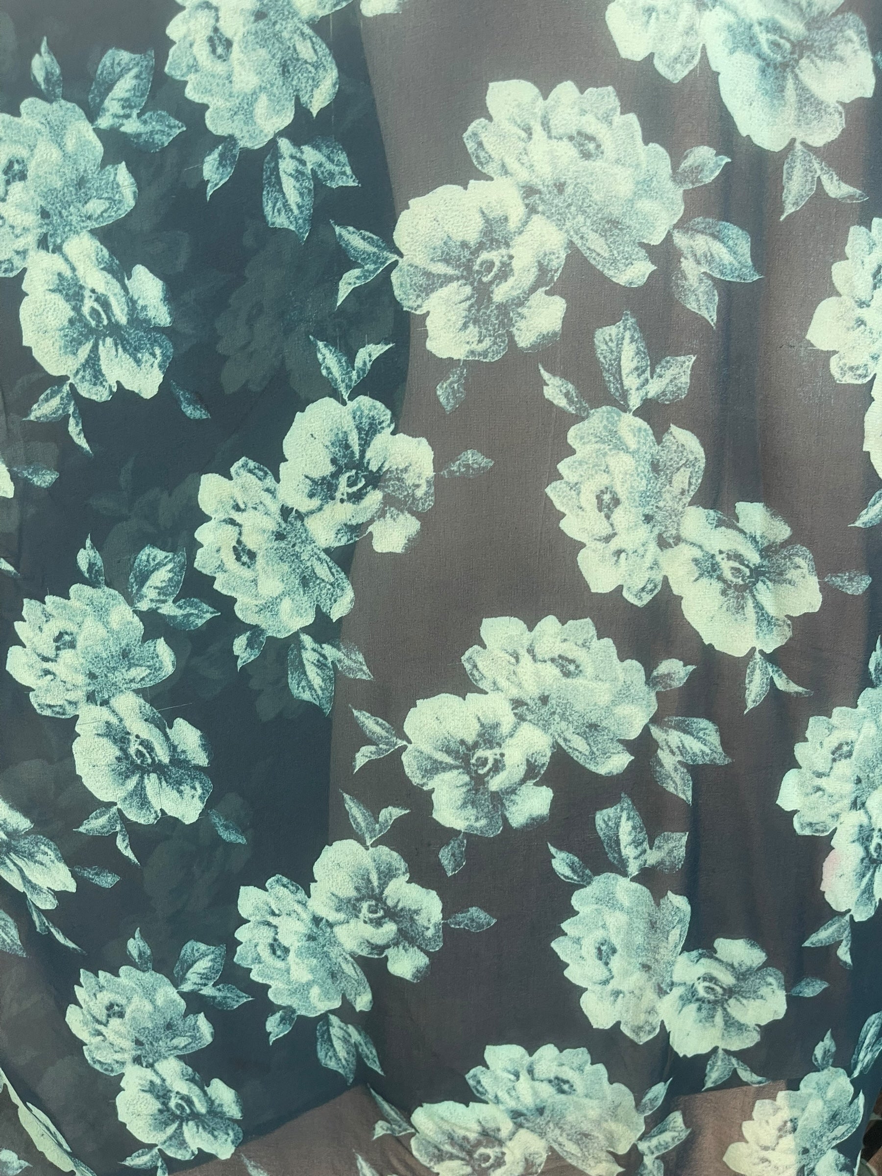 PRG8474 Sheer Wabi Sabi Pure Silk Short Kaftan Tunic With Slits