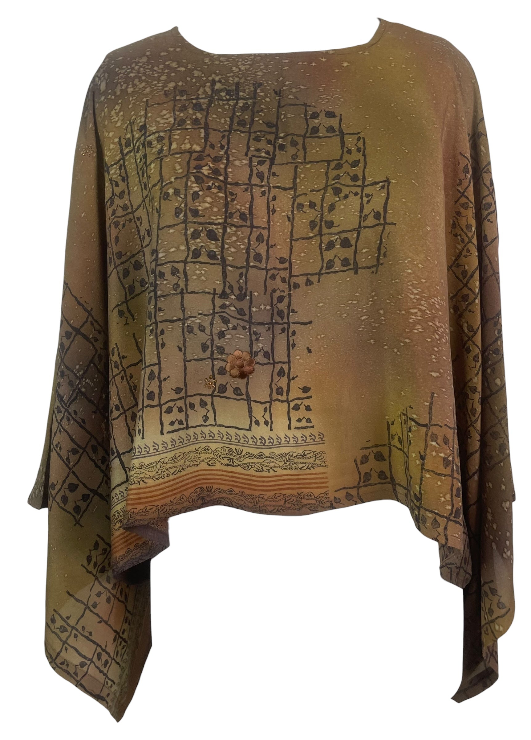 PREVIEW PRC8496 Avatar Pure Silk Kimono-Sleeved Top